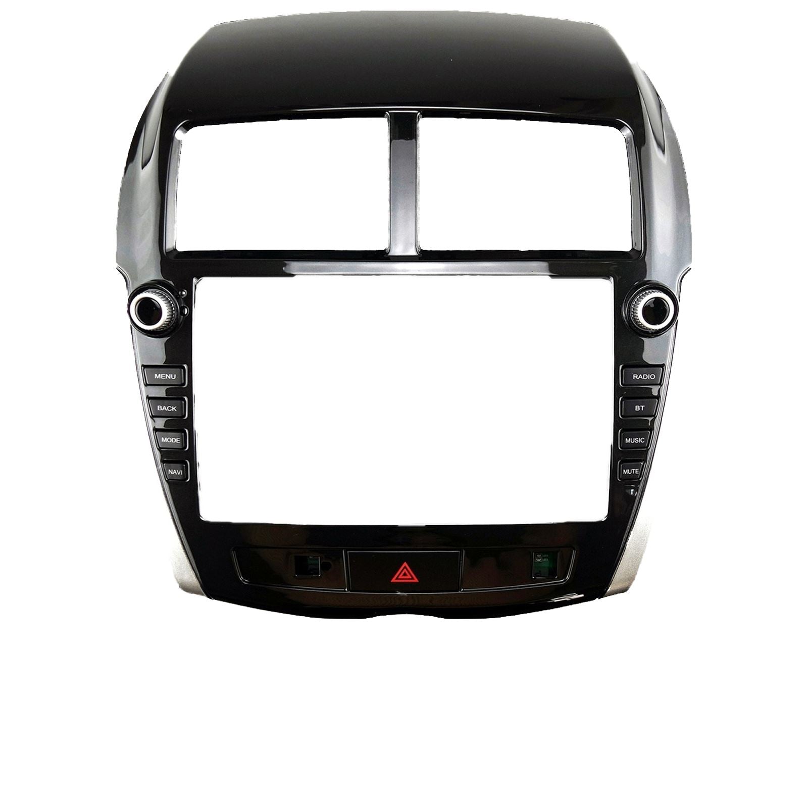 For Mitsubishi ASX Black 2013-18 Fascia Panel Interface for 9" Android Car Radio