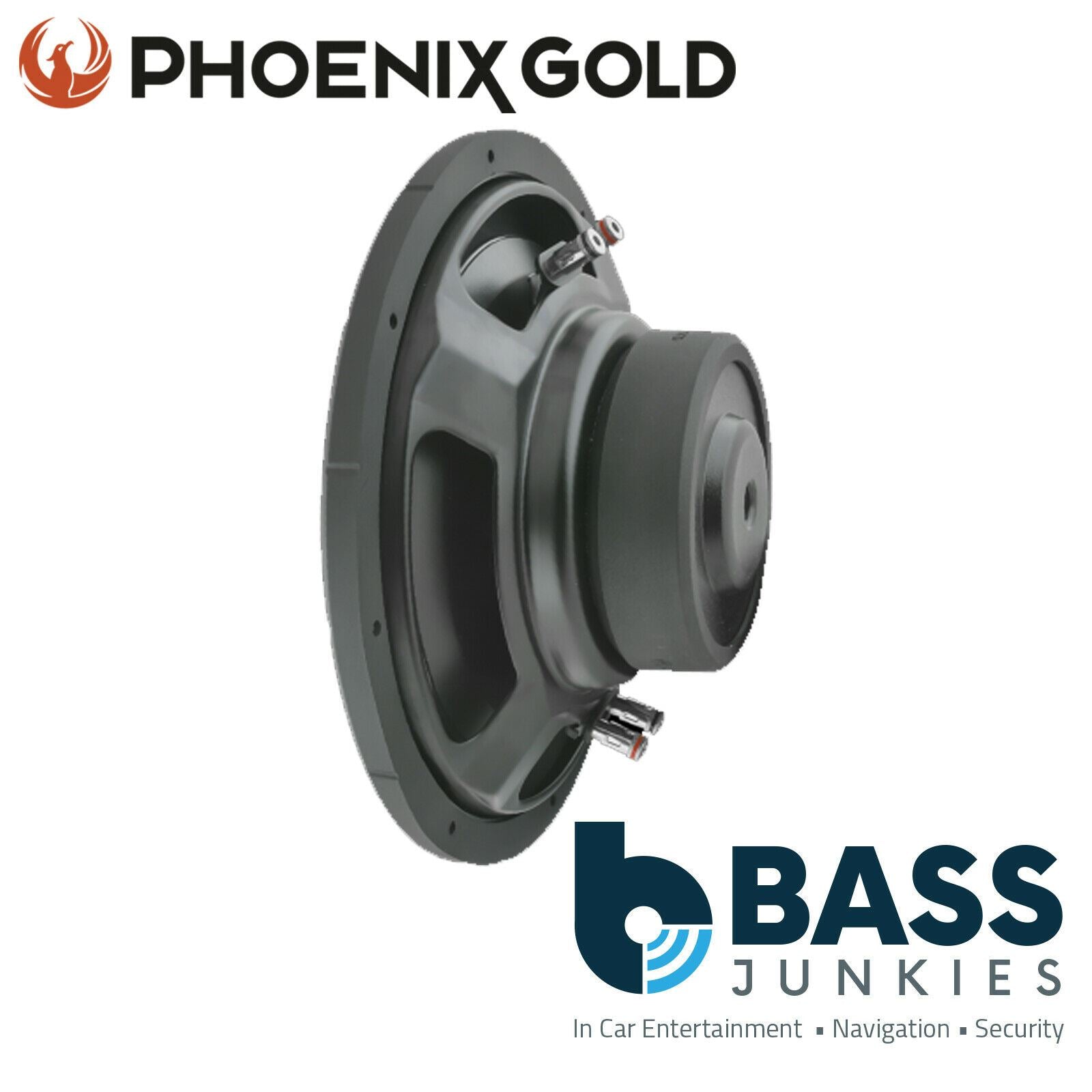 Phoenix Gold MX12D2 - 12" 30cm 600 Watts Car Subwoofer & MDF Sealed Bass Box