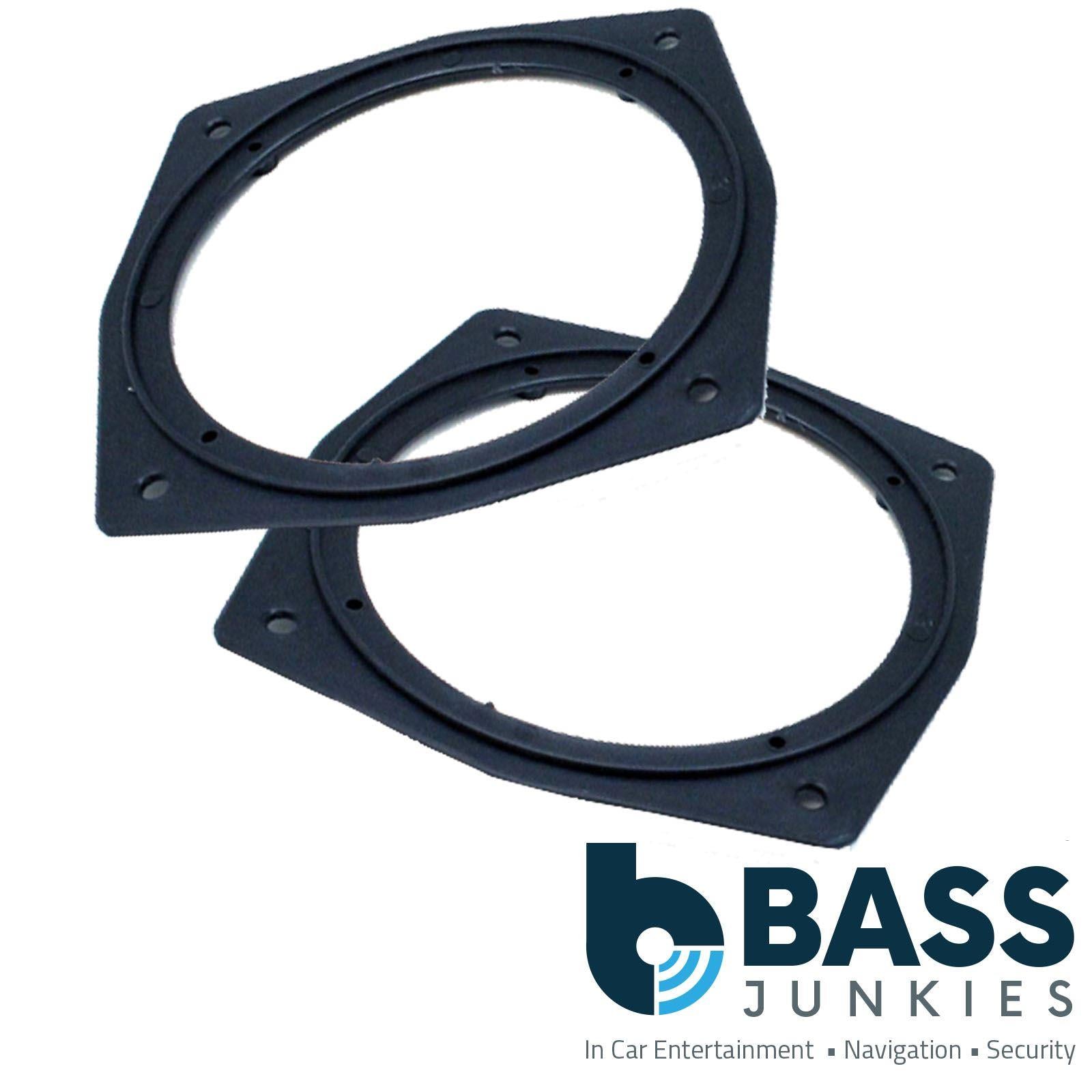 Audi TT MK2 2007 - 2014 -  8" Focal Front Door & 6.5" Rear Side Car Speaker Upgrade Fitting Kit