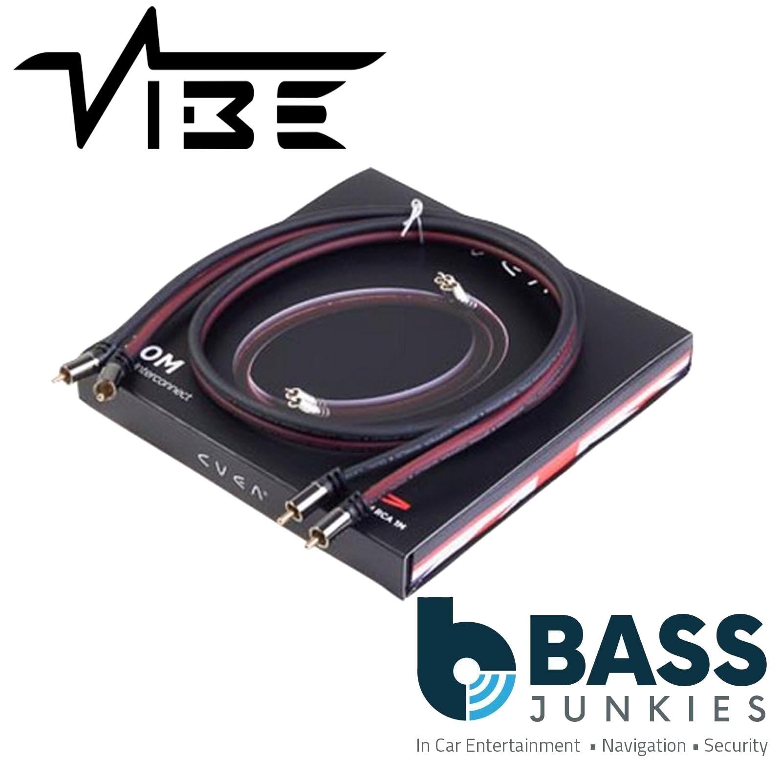 Vibe CVENRCA1M-V5 - 1m RCA Cable OFC Gold-Plated Angled