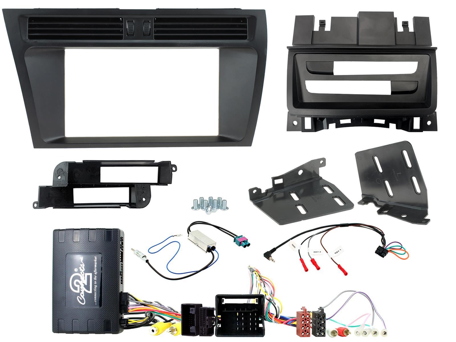 Connects2 Double Din Stereo fitting kit for LHD (left had drive) Audi A4 2008-2016 | A5 2008-2016	 Vehicle Specific Stereo Screen Steering Controls Fitting Kit