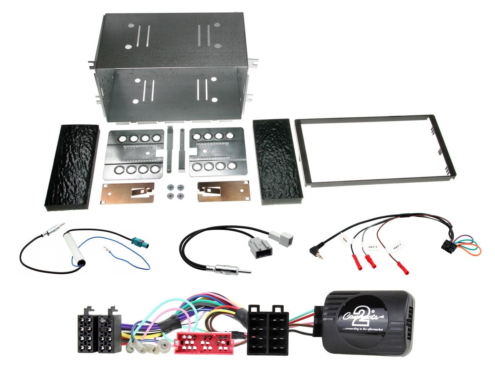 Connects2 CTKKI10 Kia Magentis 2005 - 2010 Double Din Car Fascia Steering Wheel Interface Kit