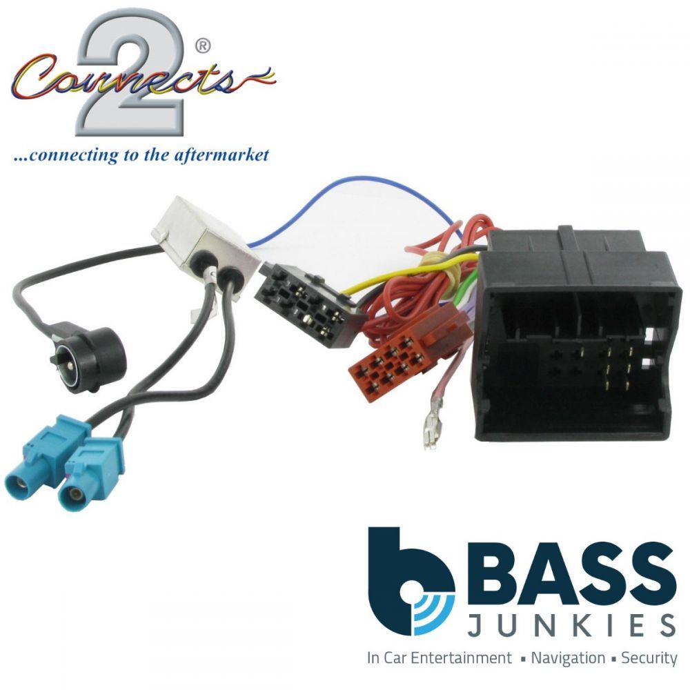 Connects2 CT20VW05 - Volkswagen Golf Touran Polo Passat and Other Models Car Stereo Radio ISO Harness Adapter Lead