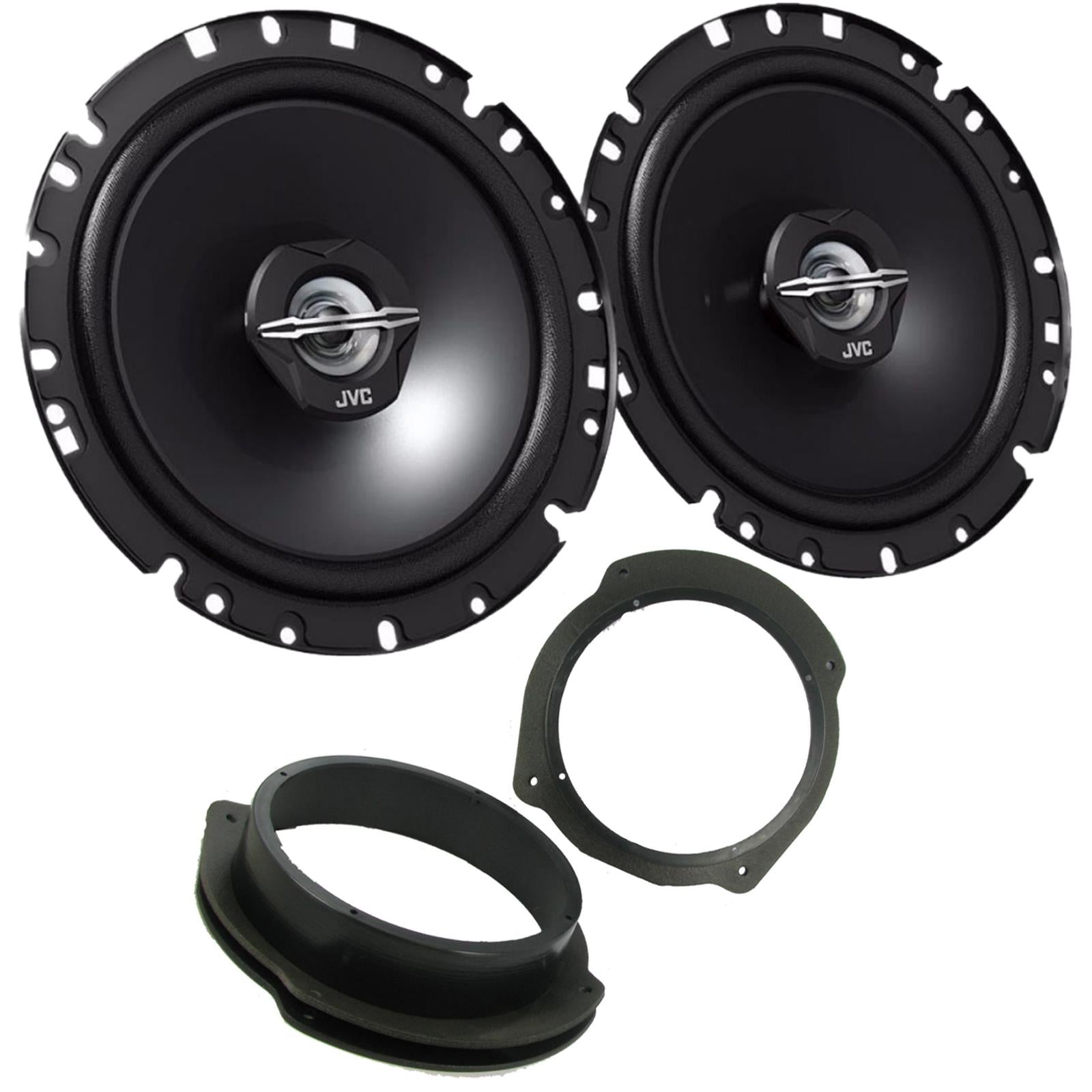 Fiat Stilo 2001-08 5 Door JVC 17cm 6.75" 600 Watts 2 Way Front Door Car Speakers