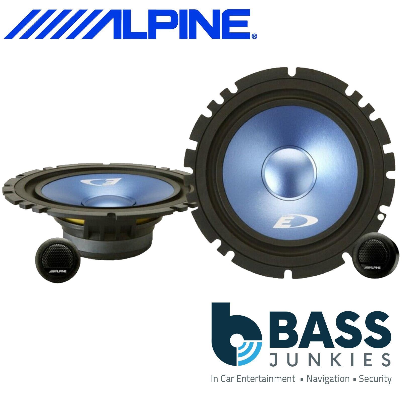 Alpine SXE-17CS - 17CM 6.5" 560 Watts 2 Way Component Kit Door Car Speakers Pair