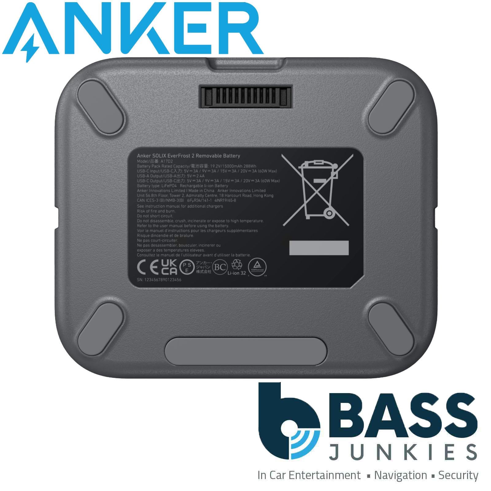 Anker SOLIX EverFrost 2 Cooler Replacement Battery 288Wh LiFePO4