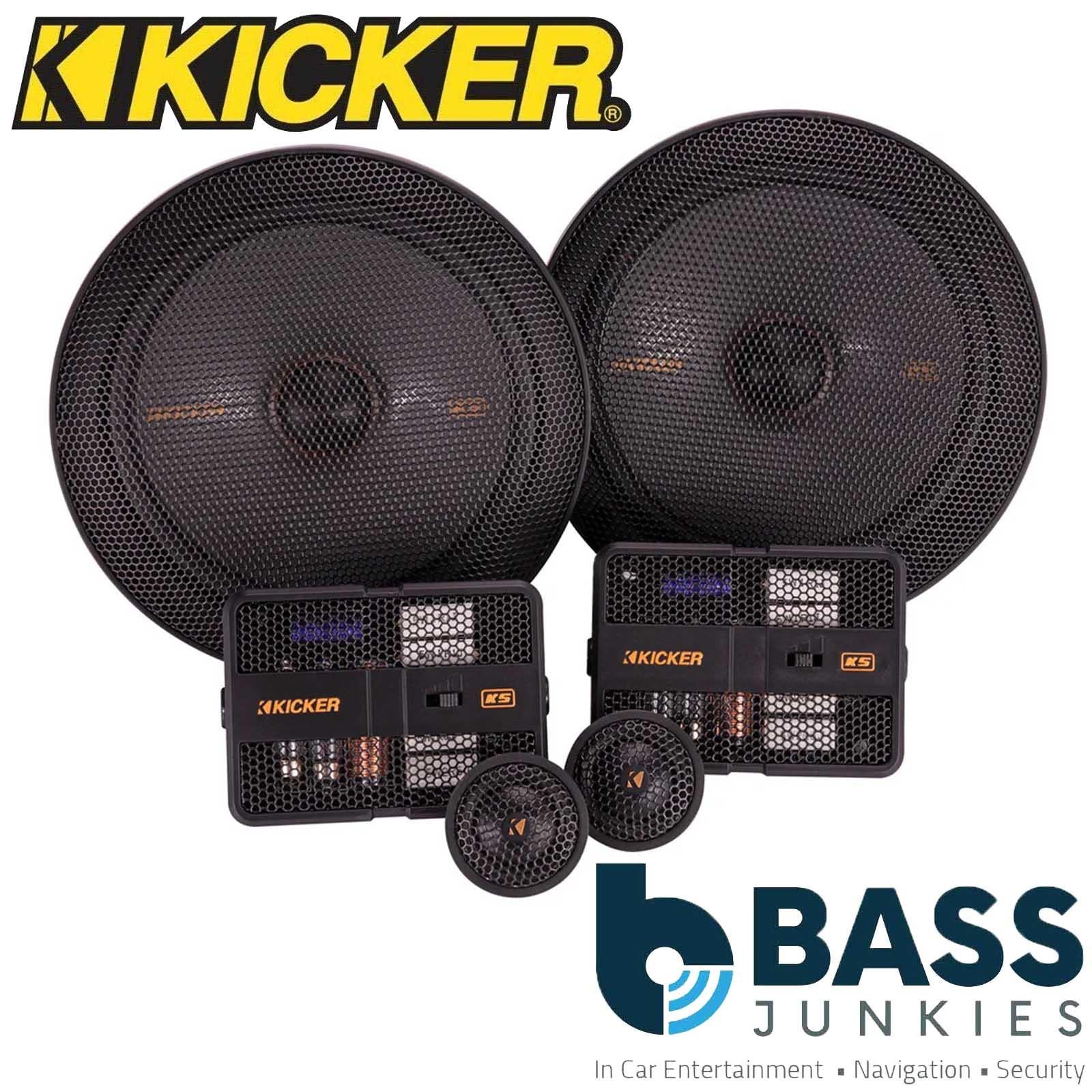 Kicker 51KSS6704 - 6.75" 250 Watts 2-Way Component Car Speaker Kit