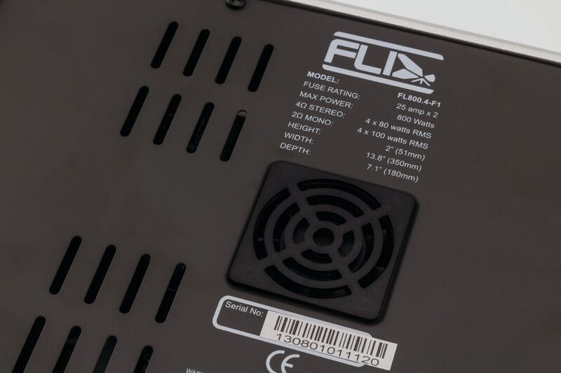 FLI FL800.4-F1 - 4 Channel 800 Watts Car Van Speaker Amp Amplifier