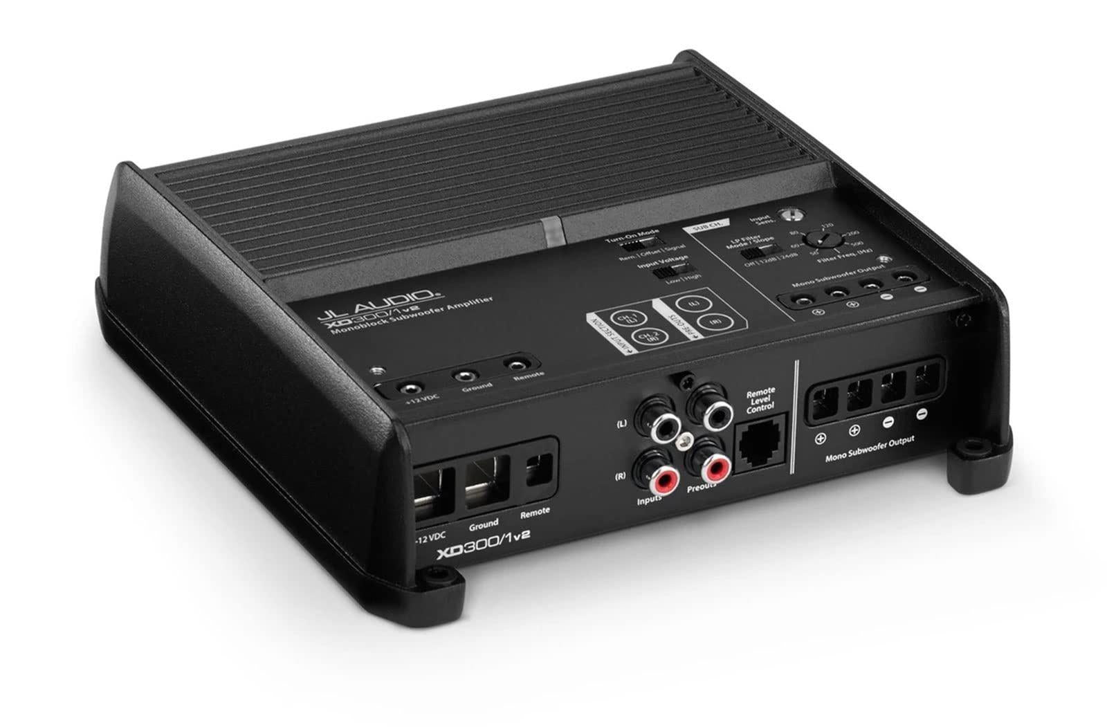 JL XD300/1V2 - 300 Watts Monoblock Class D Subwoofer Bass Car Amplifier