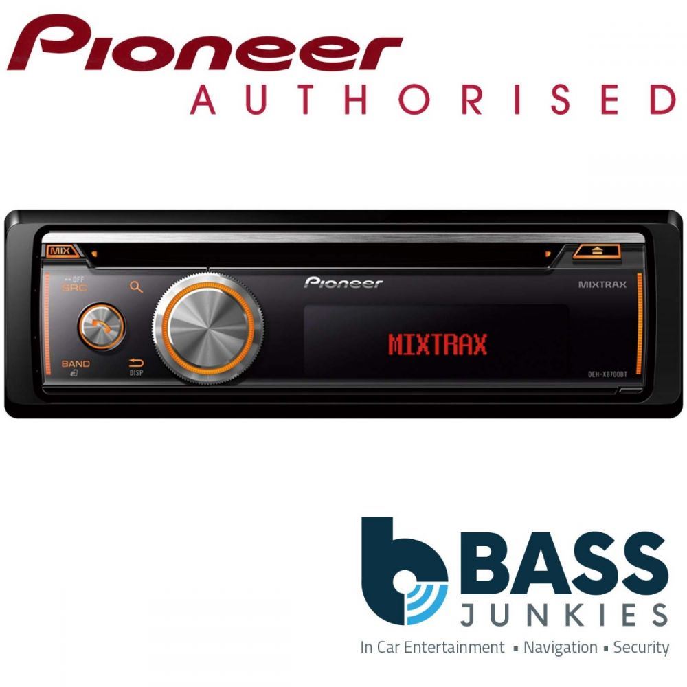 Pioneer DEH-X8700BT - Bluetooth USB CD MP3 AUX In Car Stereo Radio Android Player