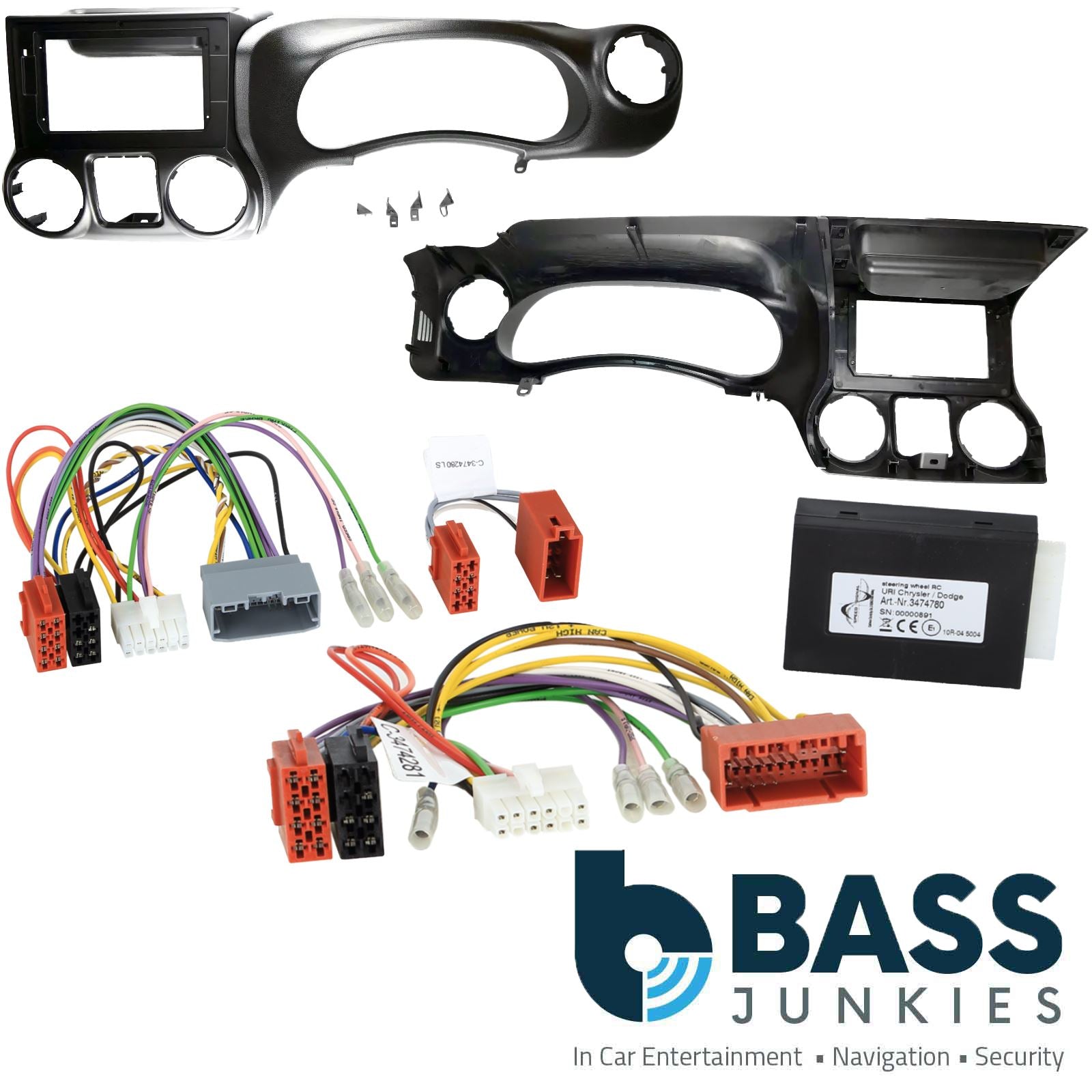 Kenwood 9" CarPlay Android Car Stereo Kit For Jeep Wrangler Rubicon 2015 - 2017