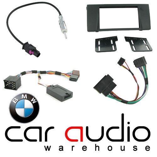 Connects 2 CTKBM04 - BMW 5 Series E39 1996 - 2004 Double Din Facia & Steering wheel Interface Fitting Installation Kit