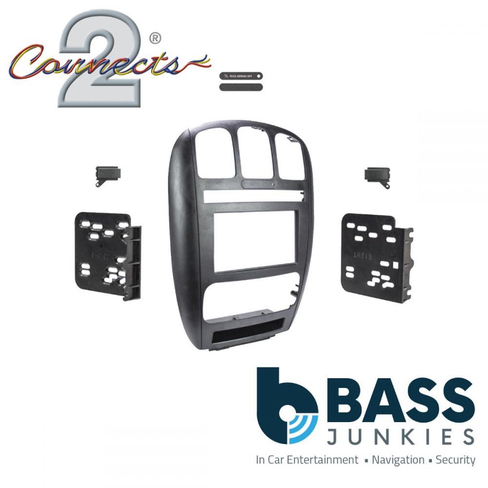Connects2 CT23CH04 Chrysler Voyager Town-and-Country Car Stereo Double Din Fascia Panel
