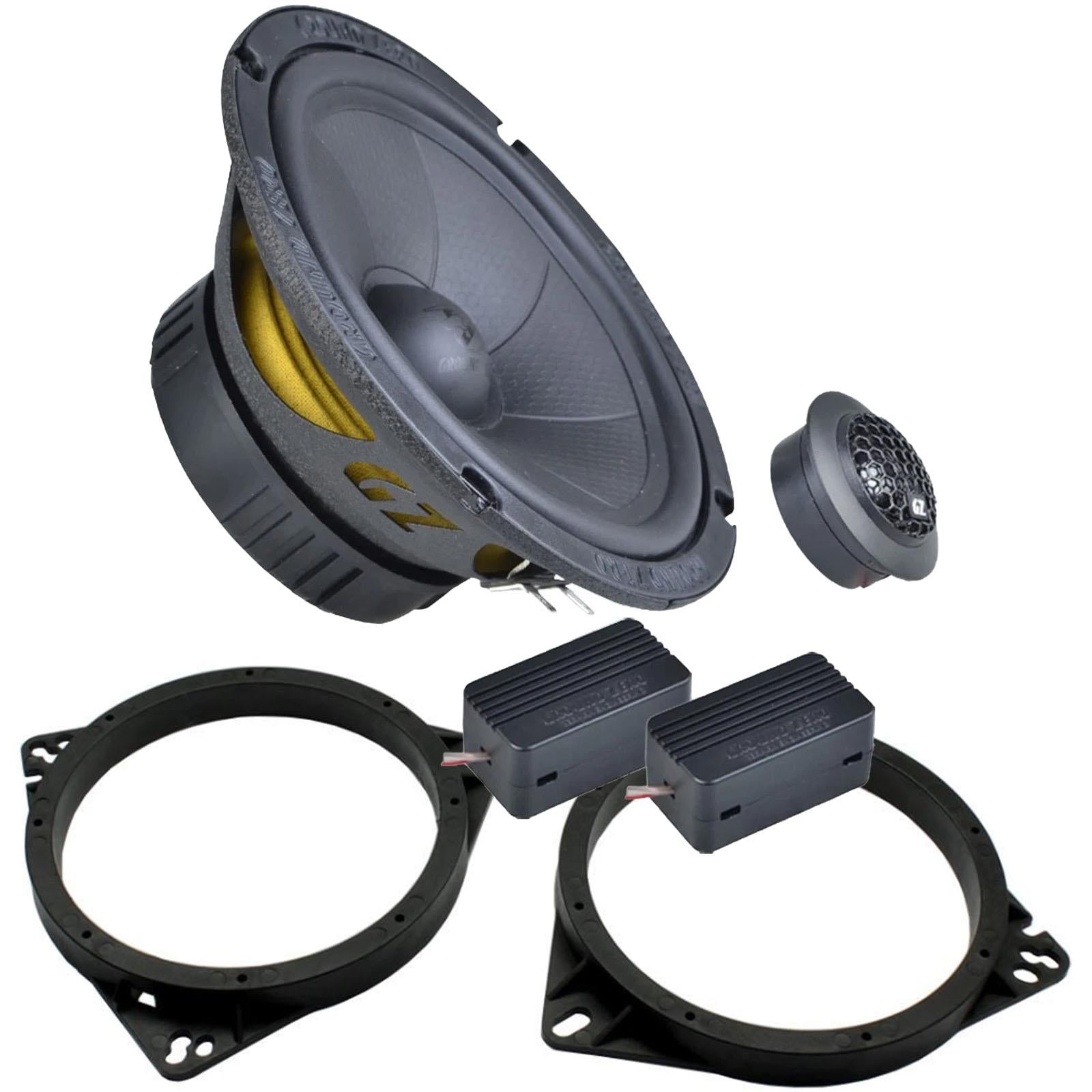 Toyota Prius 2009-2012 300 Watts 6.5" 2 Way Component Front Car Speakers