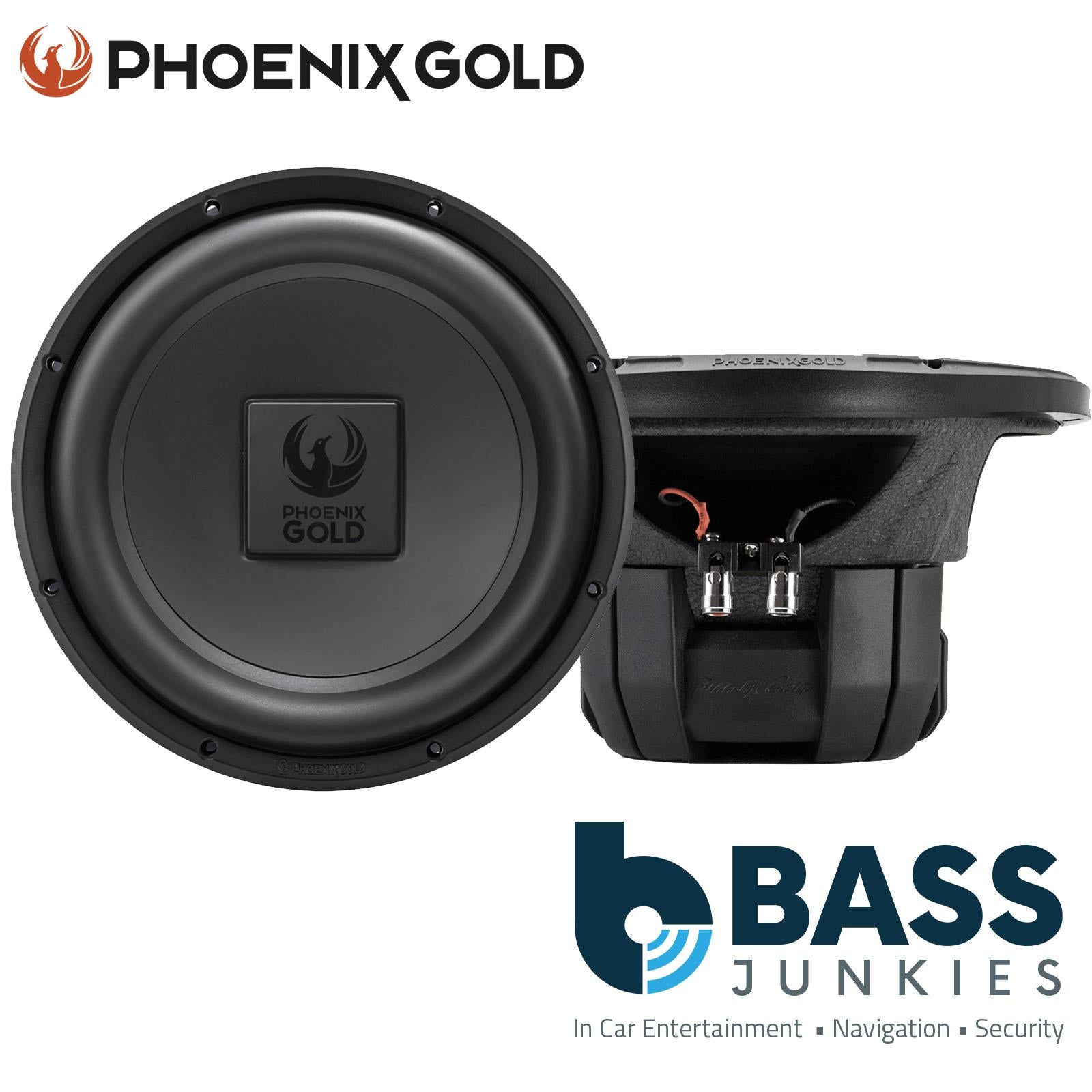 Phoenix Gold RX210S Car Radio 400 Watts 10" Inch Single Voice Coil Subwoofer