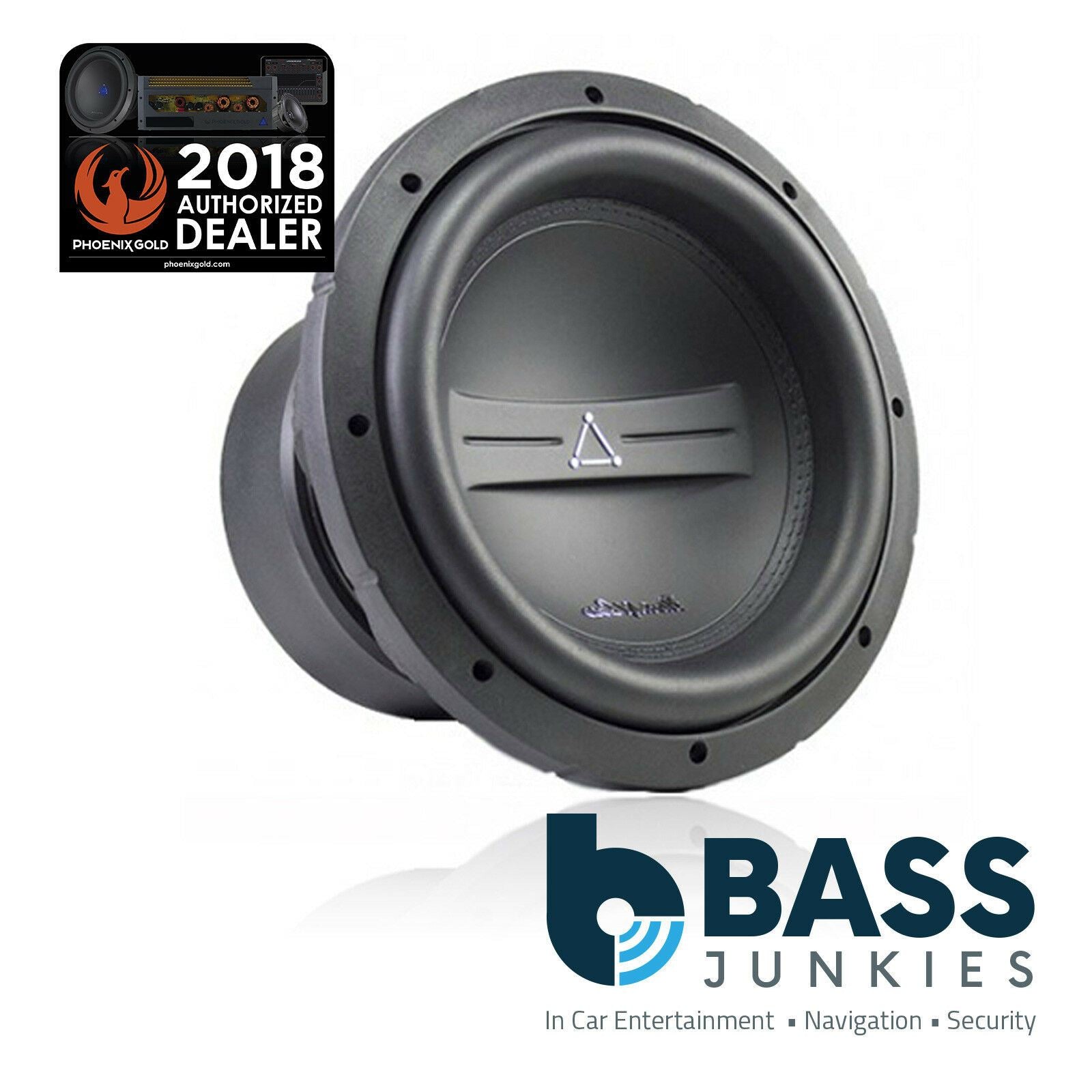 Phoenix Gold Ti3 10D4 - Ti310D4 Car 10" Inch 600 Watts Dual 4-Ohm Sub Subwoofer
