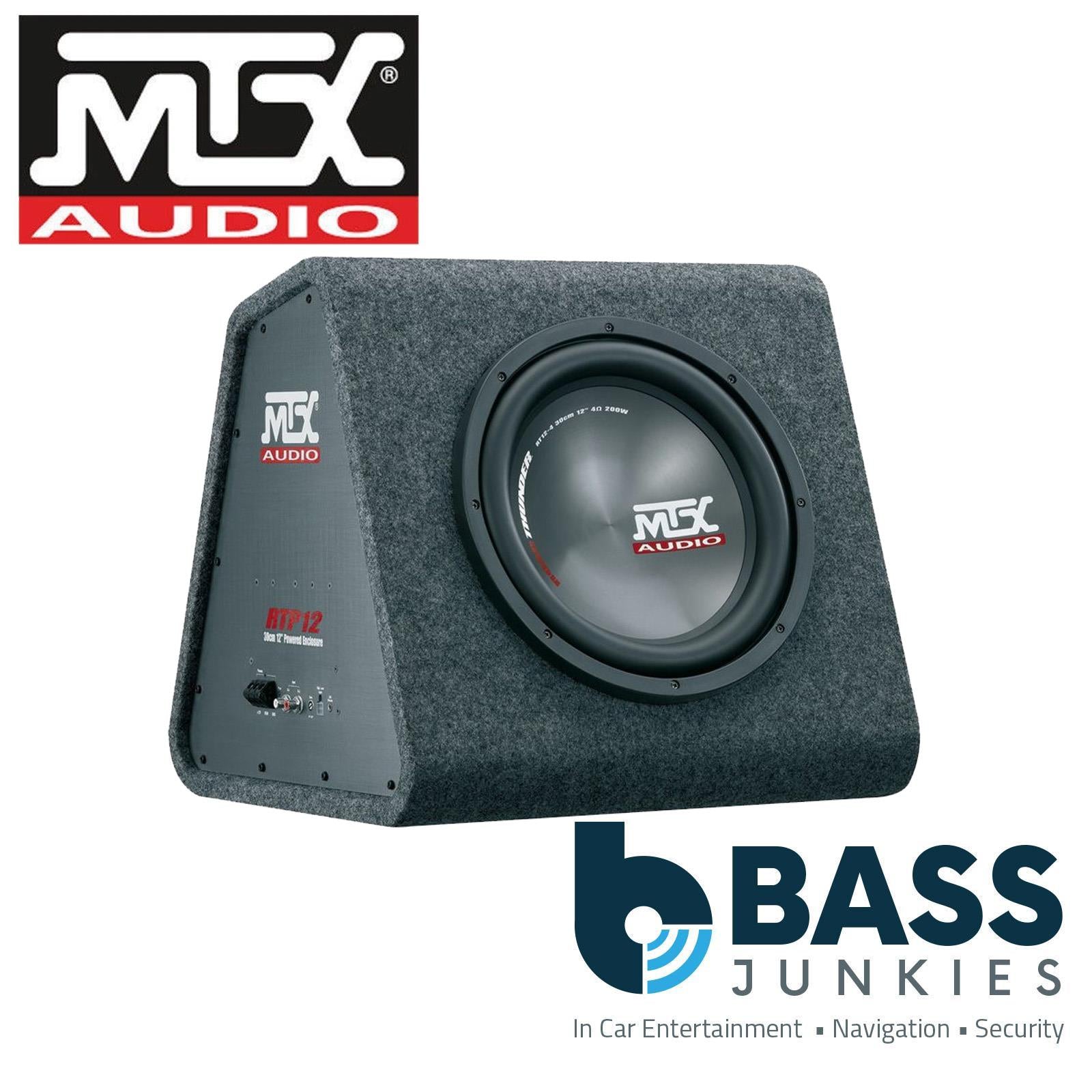 MTX RTP12 - Road Thunder 660 Watts 12" Amplified Car Bass Box Sub Enclosure