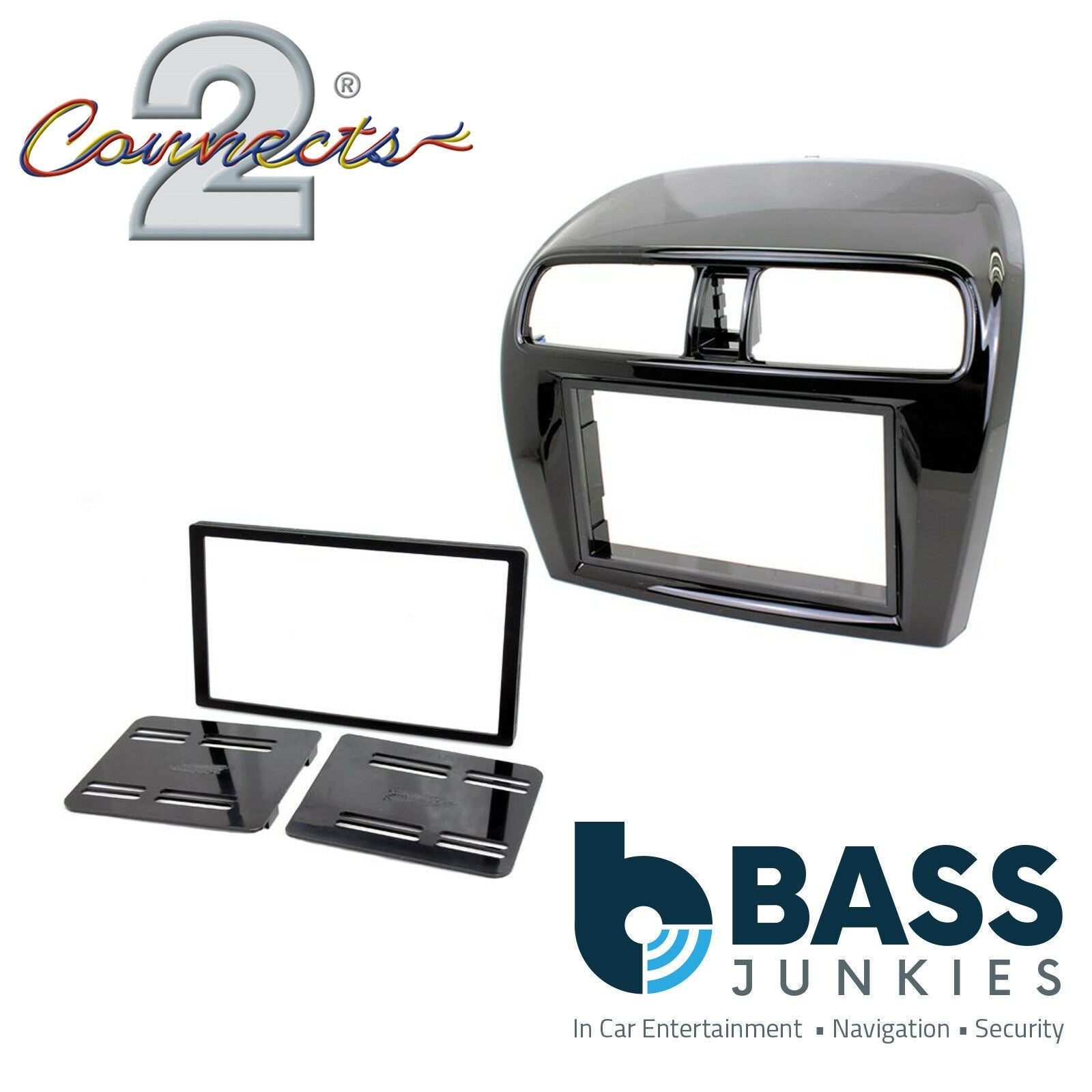 Connects2 CT23MT15 Mitsubishi Mirage Space-Star Car Stereo Double Din Fascia Panel