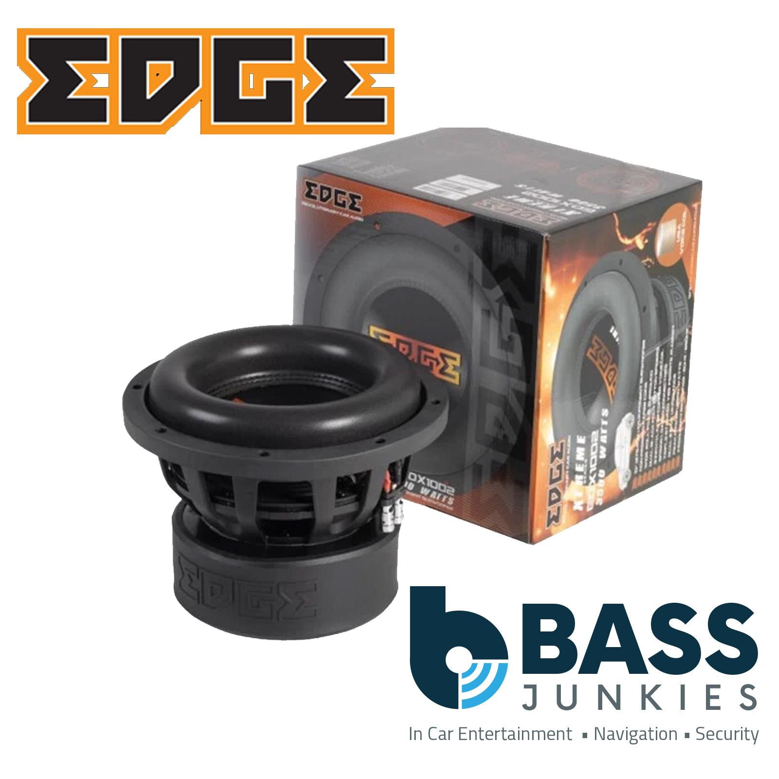 Edge EDX10D2-E3 - 10" 25cm 3500 Watts Dual 2 Ohms SPL Car Sub Subwoofer