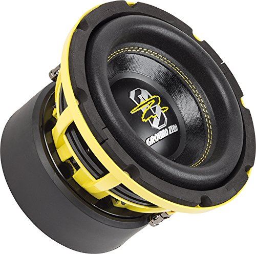 Ground Zero GZHW 8XSPL-D1 - 20 cm / 8" Subwoofer - 2 x 1 Ohm - 1500 W SPL Power