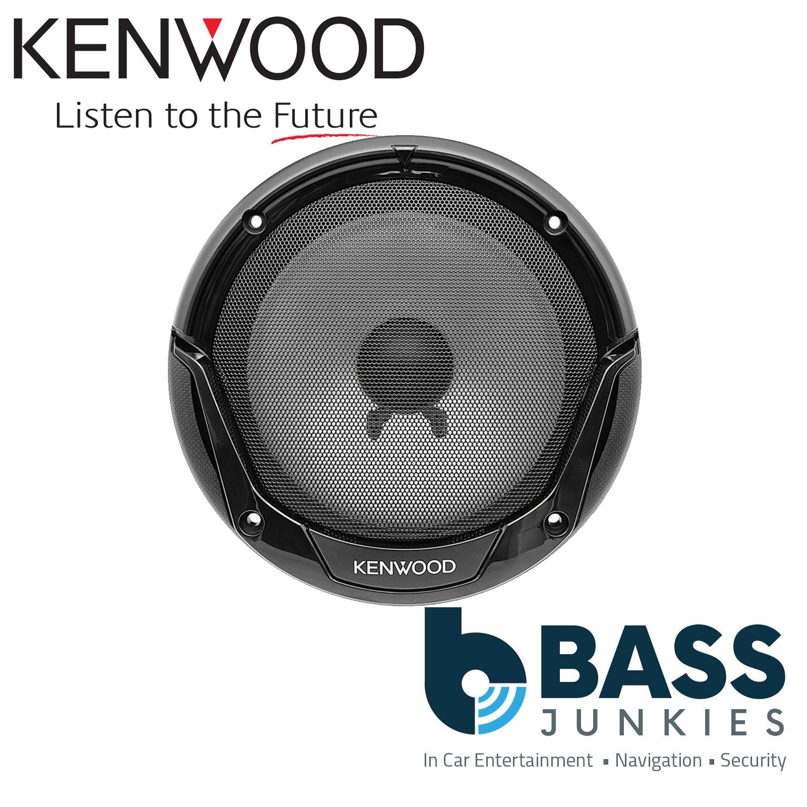 Kenwood KFC-E170P - 17 cm 6.5" 300 Watts 2 Way Component Car Van Door Speakers