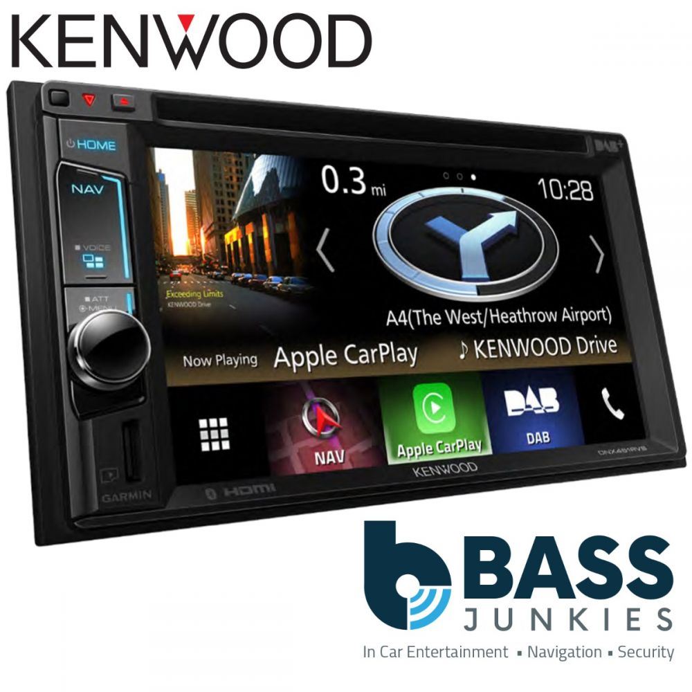 Kenwood DNX-451RVS 6.2'' Bluetooth DAB GPS MP3 USB CarPlay Car Stereo Screen Player