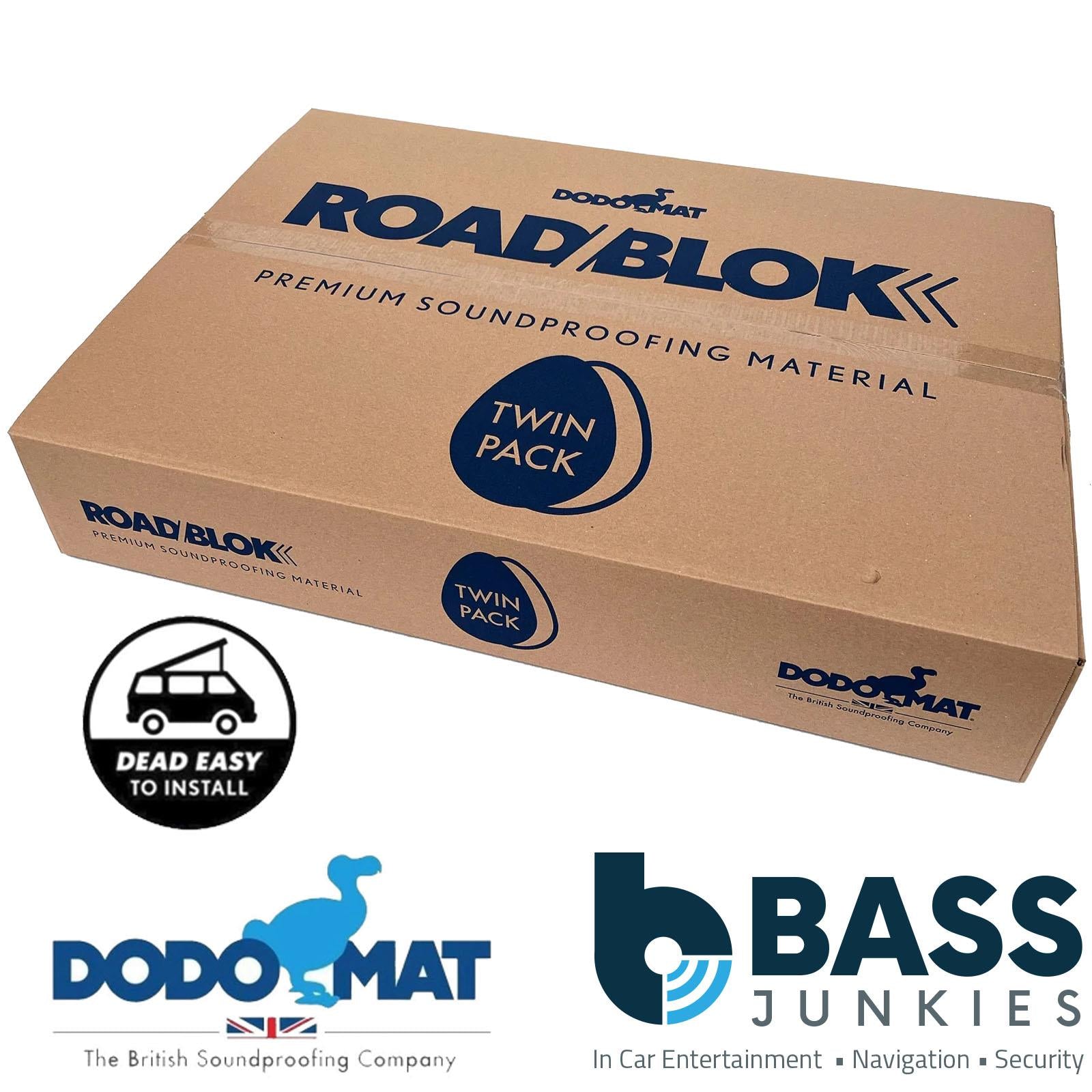 Dodo DOD-ROADBLOK - Car Van 7.5mm Multilayer Self Adhesive Noise Underlay 12 Sheets