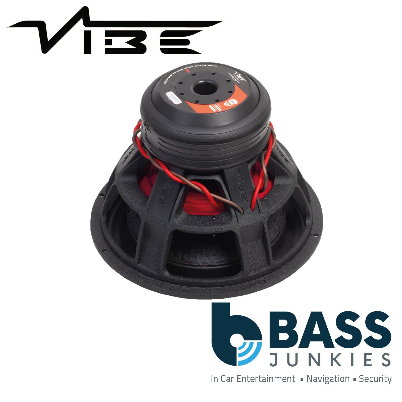 VIBE BD15D2SPL-V4 - BlackDeath 15" Inch 9000 Watts 2 Ohm SPL Car Subwoofer
