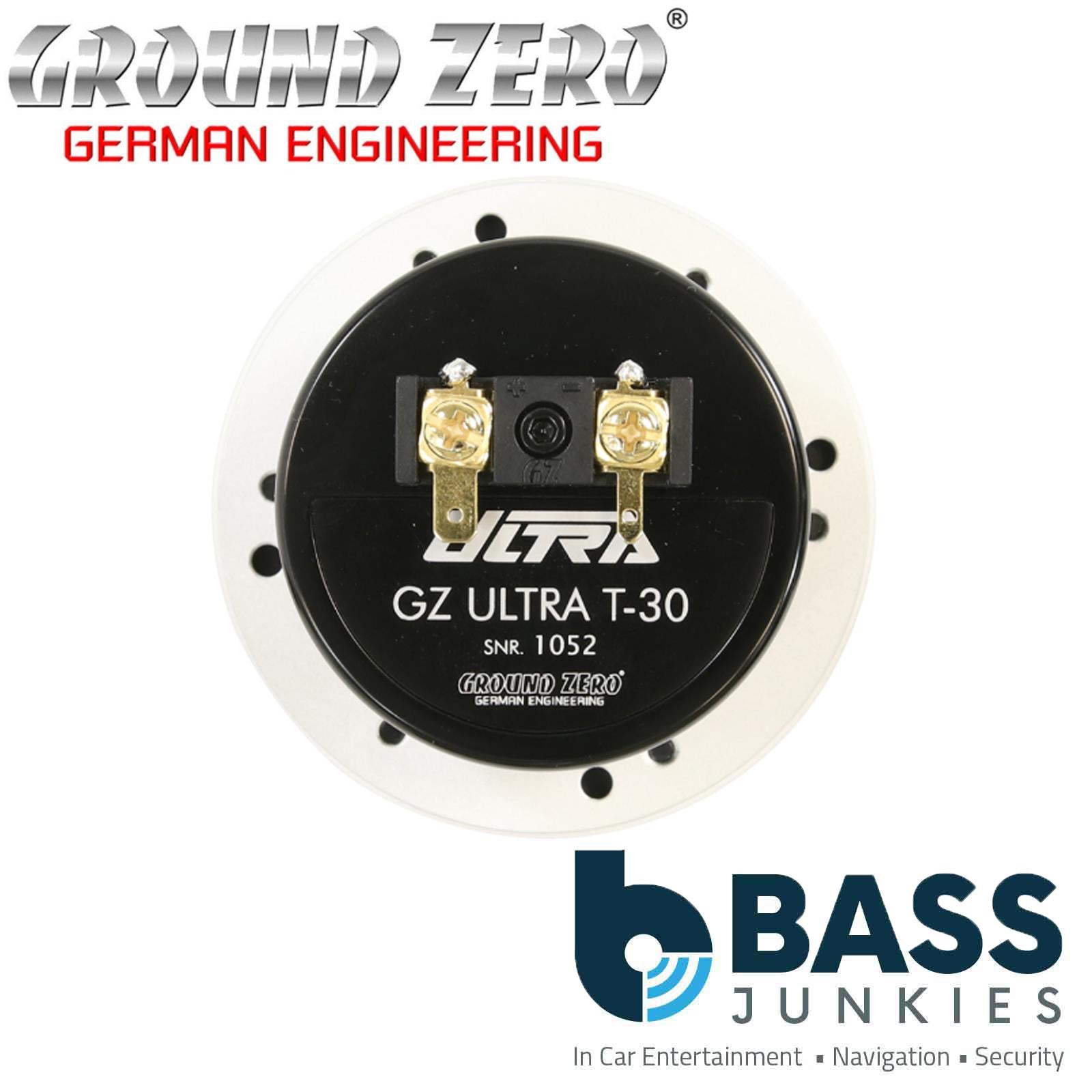GROUND ZERO GZ ULTRA T-30 150 Watts Ultra-high-end 30 mm / 1.18″ tweeter