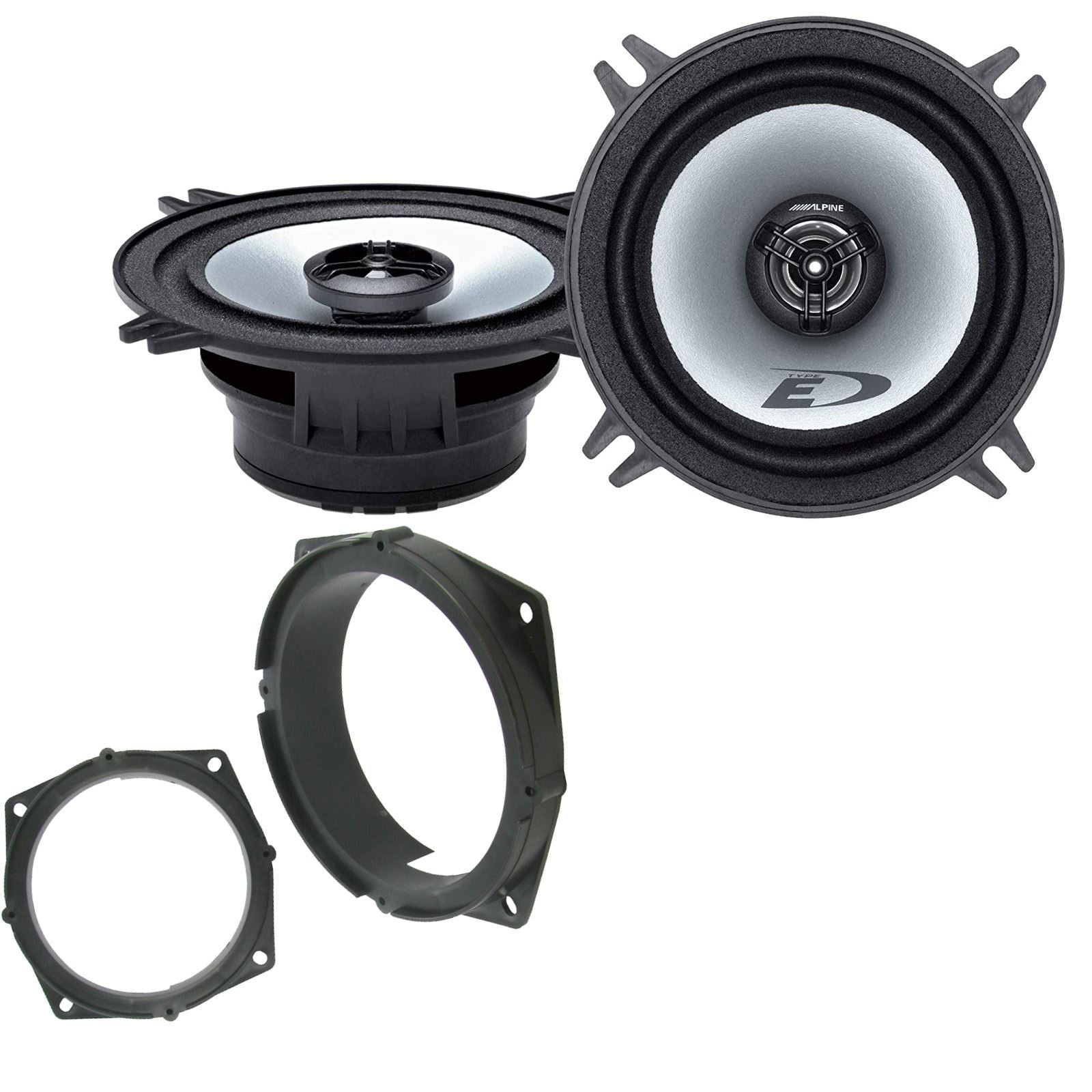 Alpine SXE-1325S 2-Way 130mm/13cm/5.25" Coaxial Speakers (Per Pair 400 Watts) Fits Mitsubishi Colt 2005-13