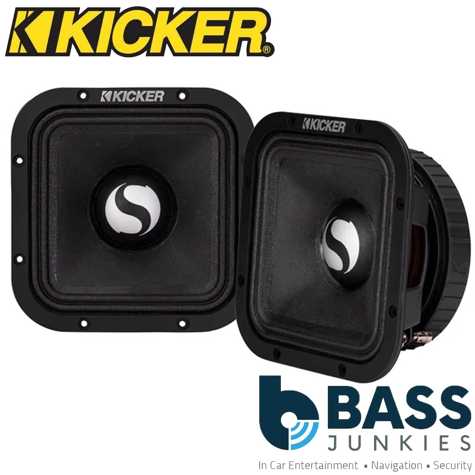 Kicker 49ST7MR4 - 7" 1000 Watts Street Series SPL Midrange Car Speakers Pair