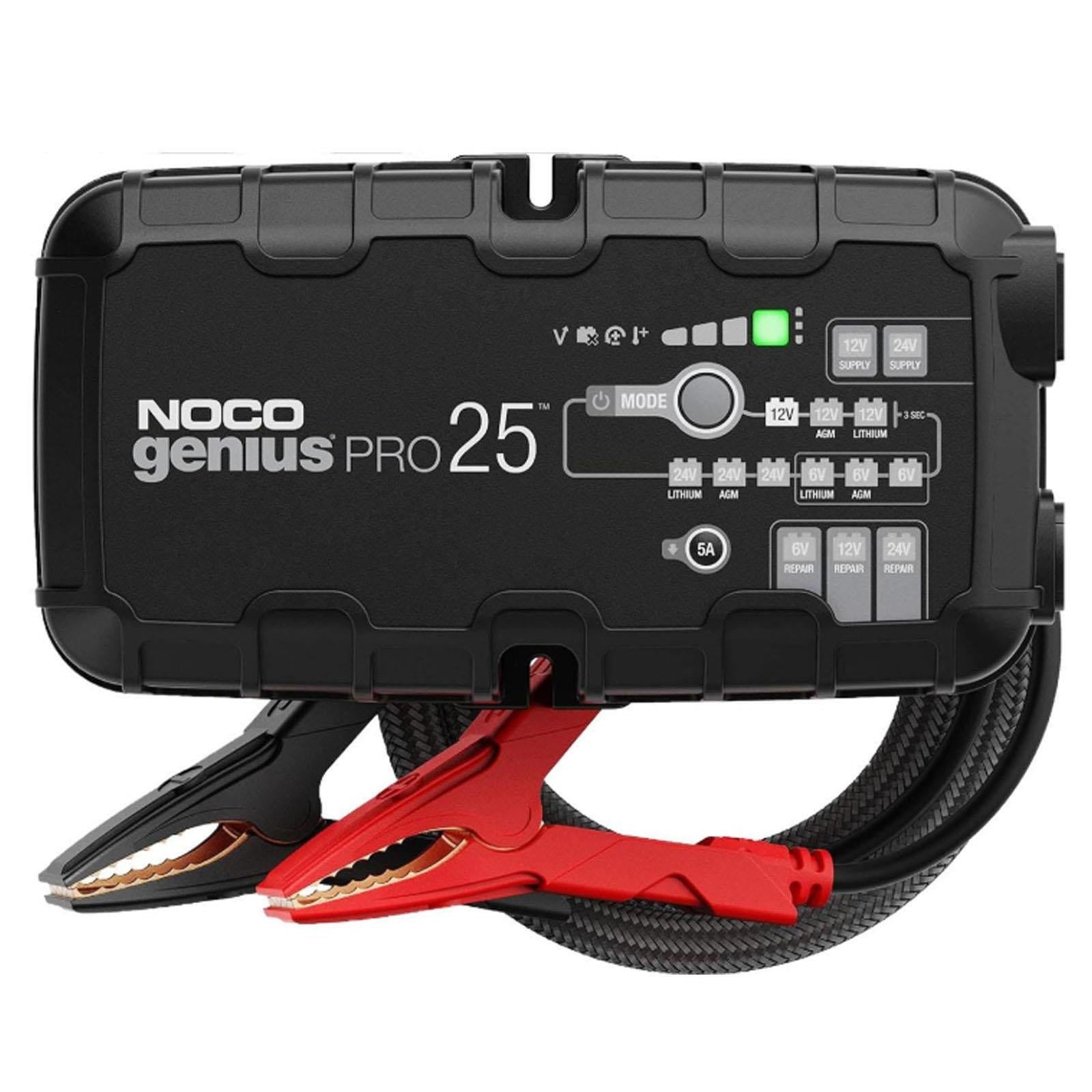 NOCO GENIUSPRO25 - 25A Smart Battery Charger 6V 12V 24V Lithium AGM EFB Gel