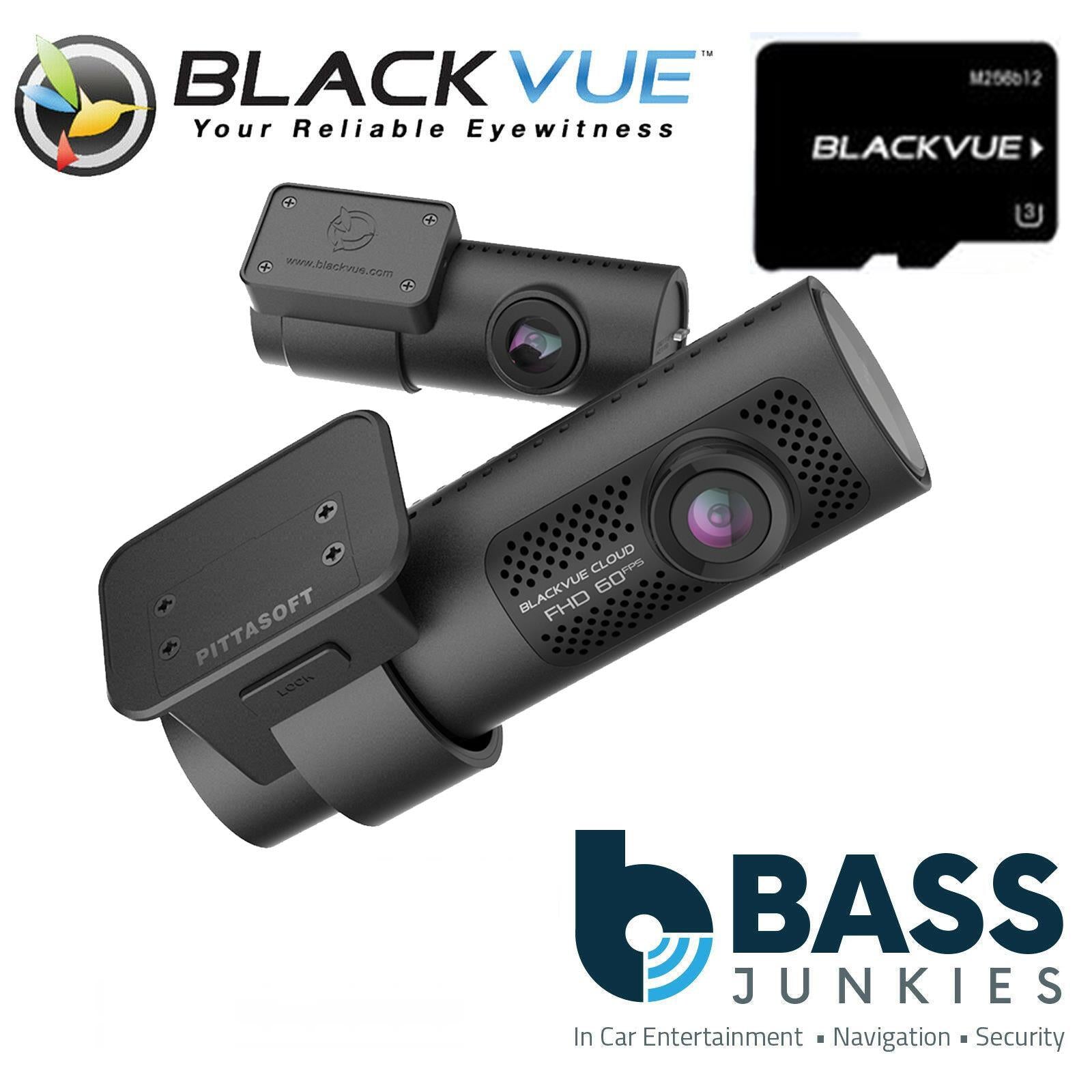 BlackVue DR770X - 2 Channel 256GB Full HD Wi-Fi GPS Front & Rear Dash Camera