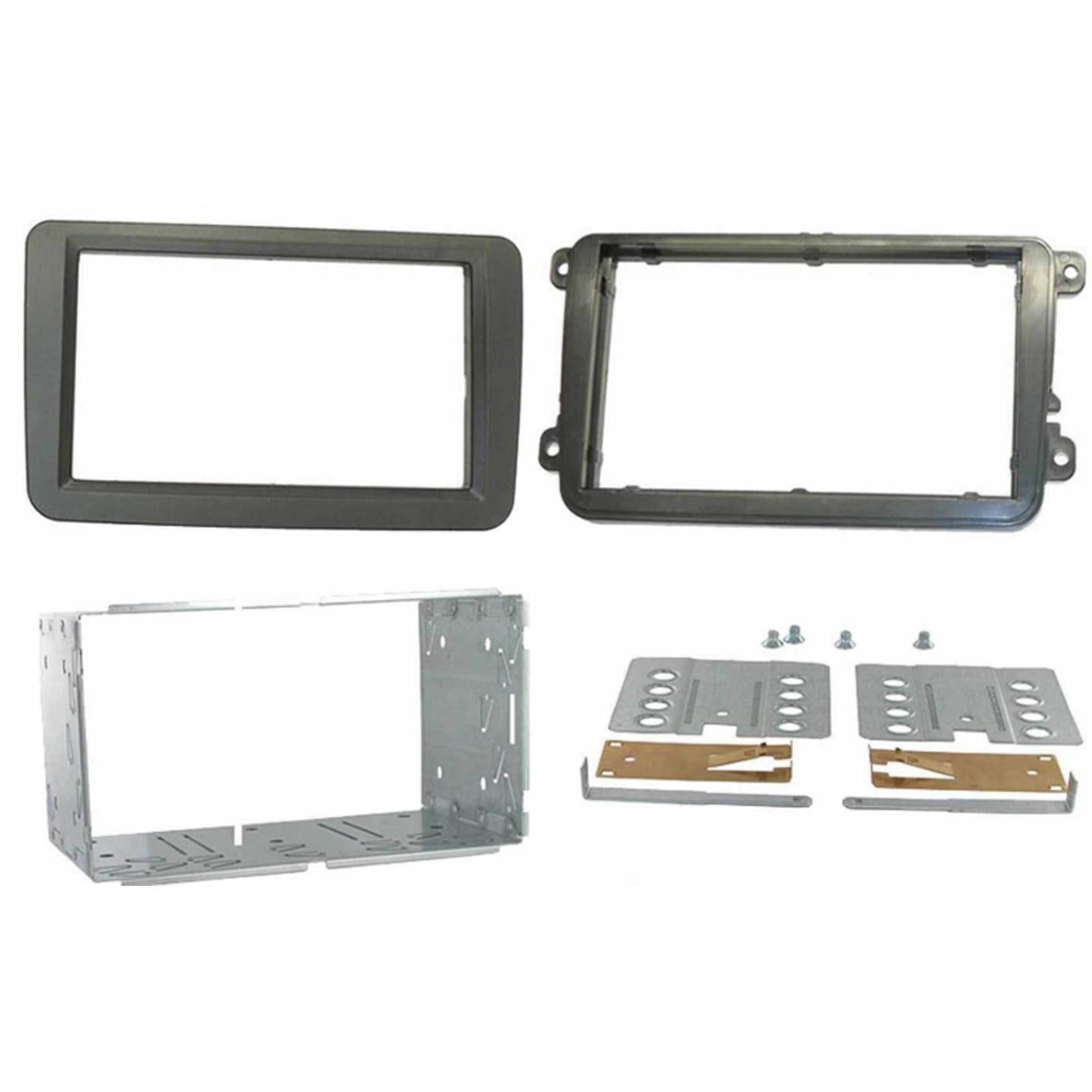 Connects2 VW01A Volkswagen EOS 2006 On Car Stereo Double Din Fascia Panel