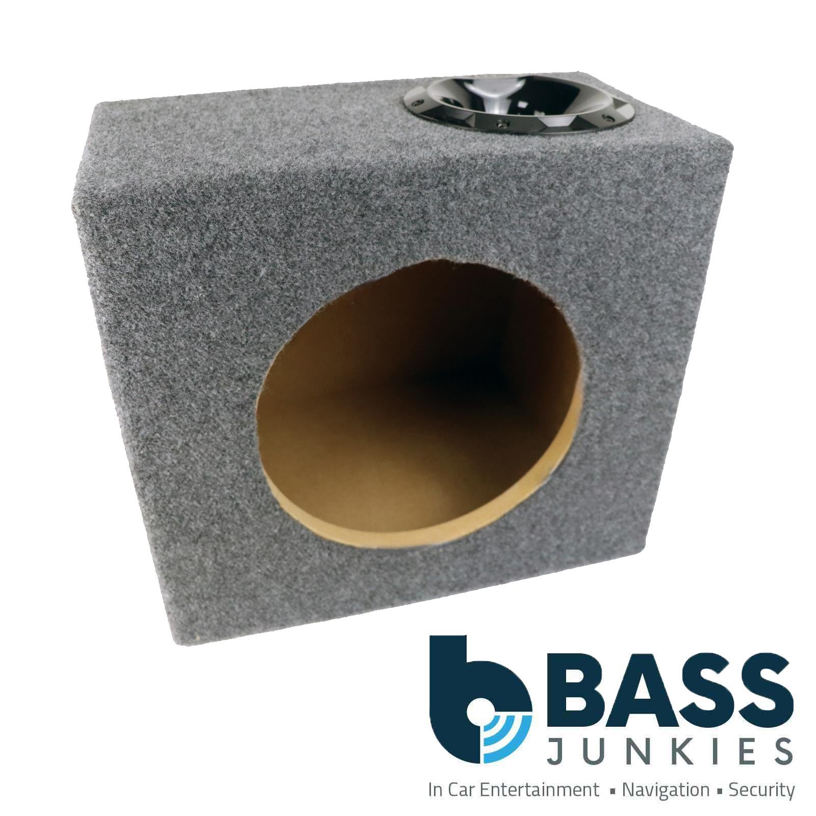 Recoil SUB10PG - Single 25cm 10" Inch Ported Grey Carpet Car Subwoofer Bass Box