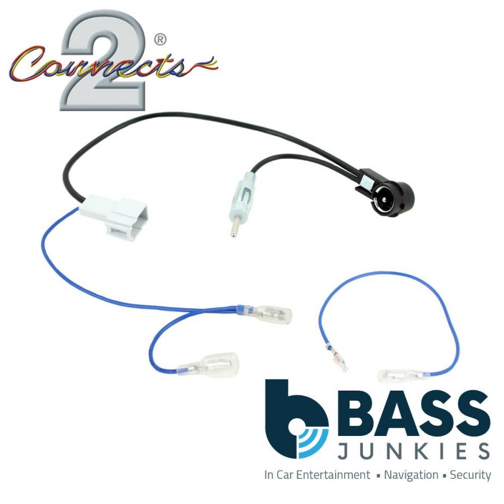 Connects2 CT27AA176 - Honda Car Stereo DIN & ISO Car Antenna Adaptor with Phantom Power