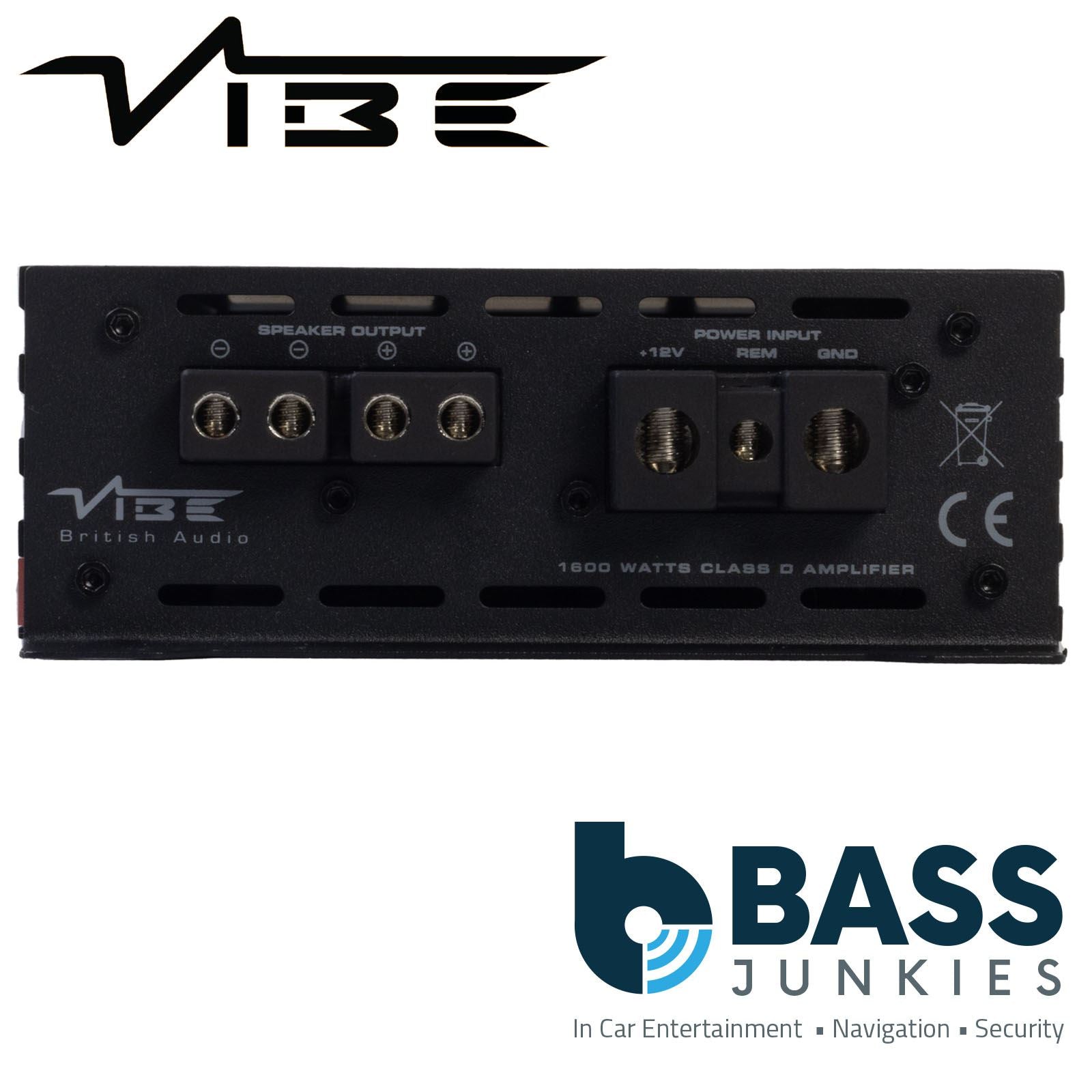 Vibe POWERBOX800.1D-V3 Mono Class D Car Amplifier 800W 1 Ohm 1600W Max Power