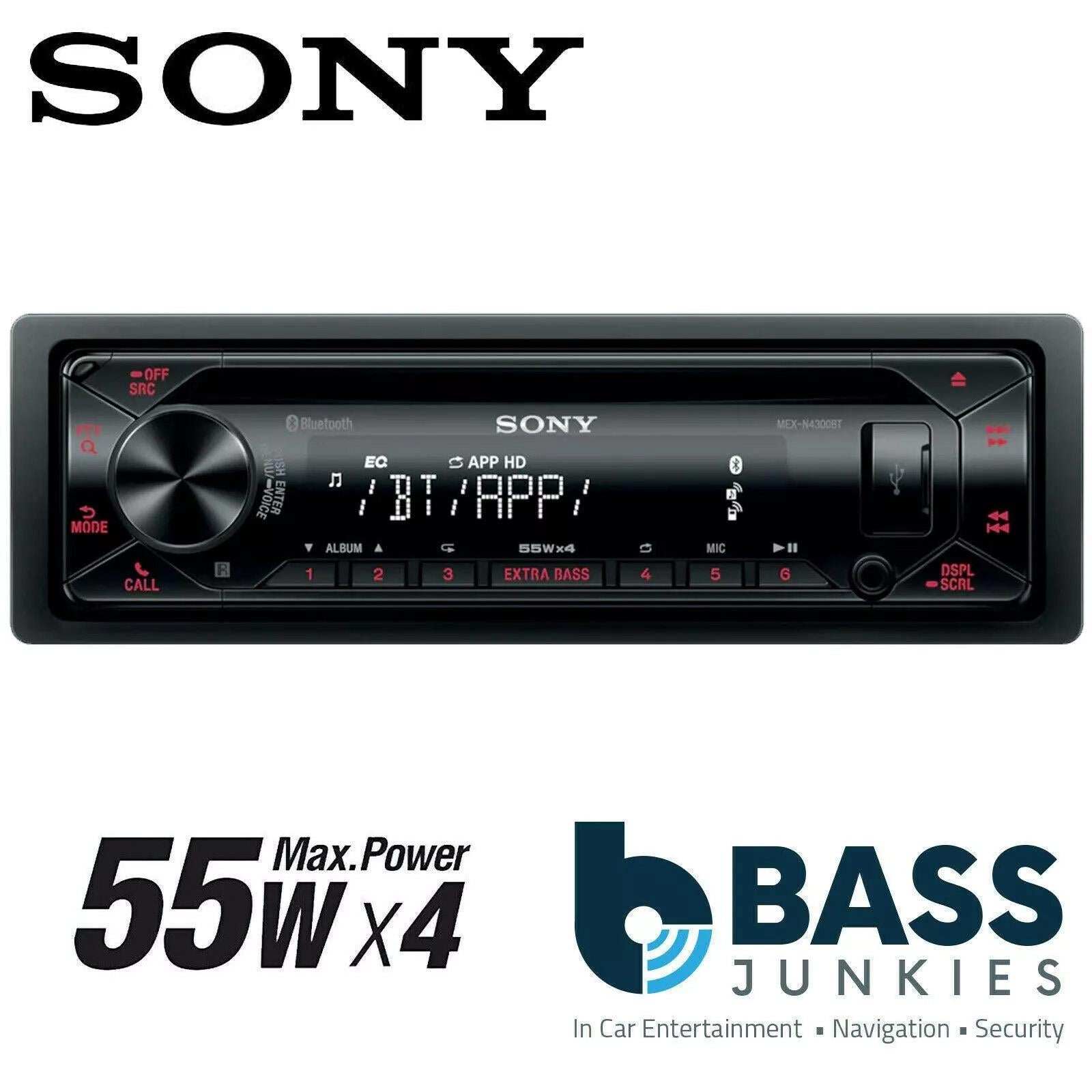 AUDI A4 2000-05 B6 Sony CD MP3 USB Bluetooth Full BOSE Car Stereo Upgrade Kit