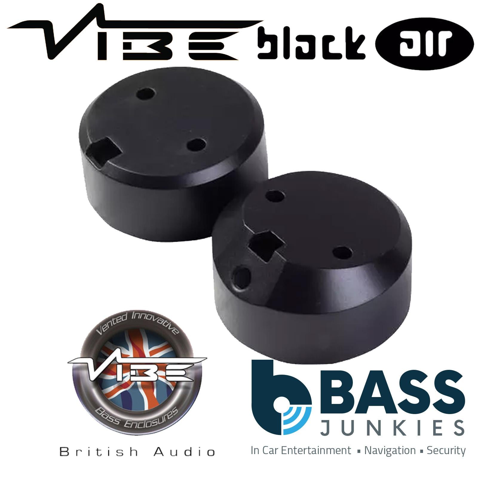VIBE BA1TW-V4 360 Watts a Pair Blackair 2.1" (54mm) Premium Series Car Tweeters