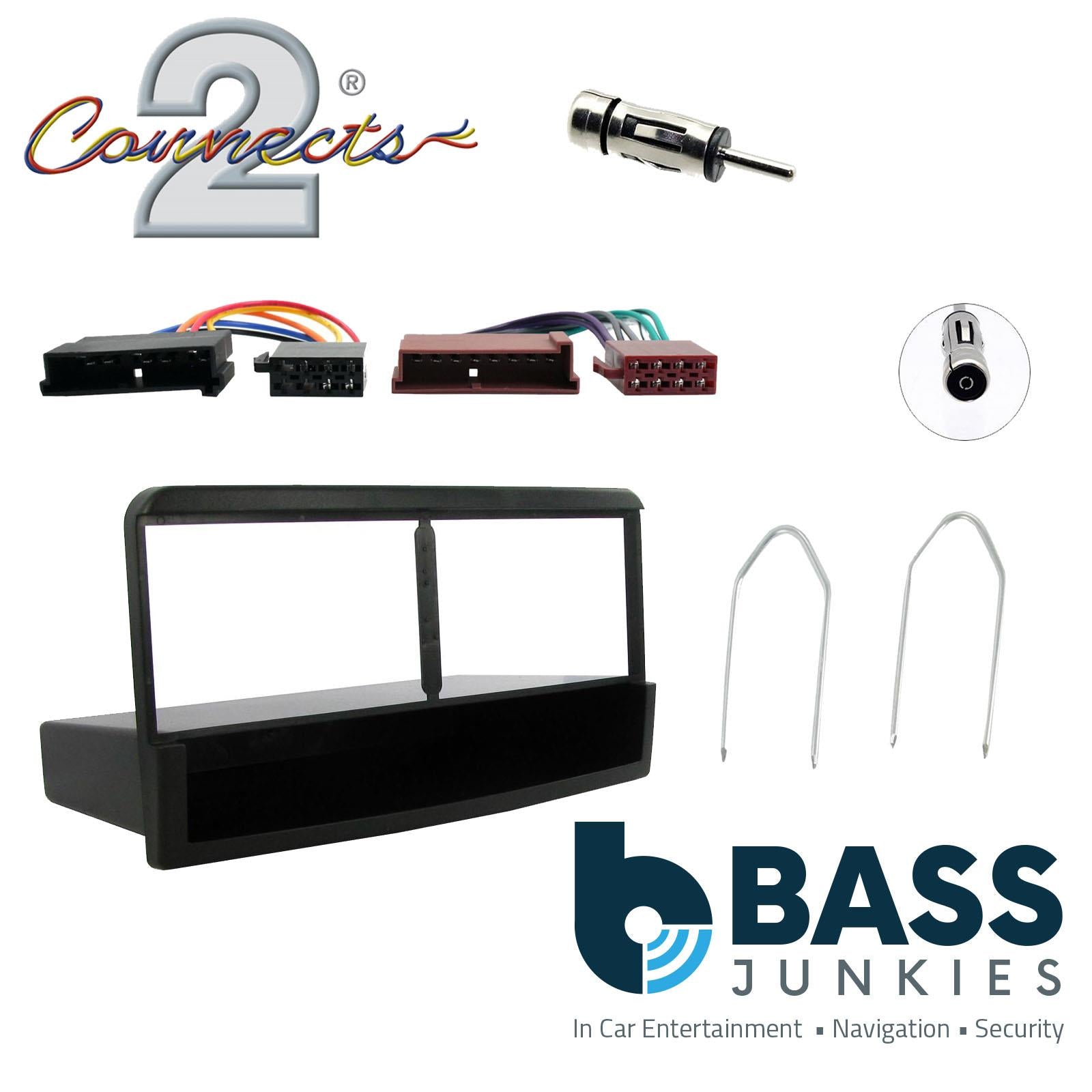Ford Escort 1993-2001 Single DIN Stereo Radio Fascia Facia ISO Aerial Kit