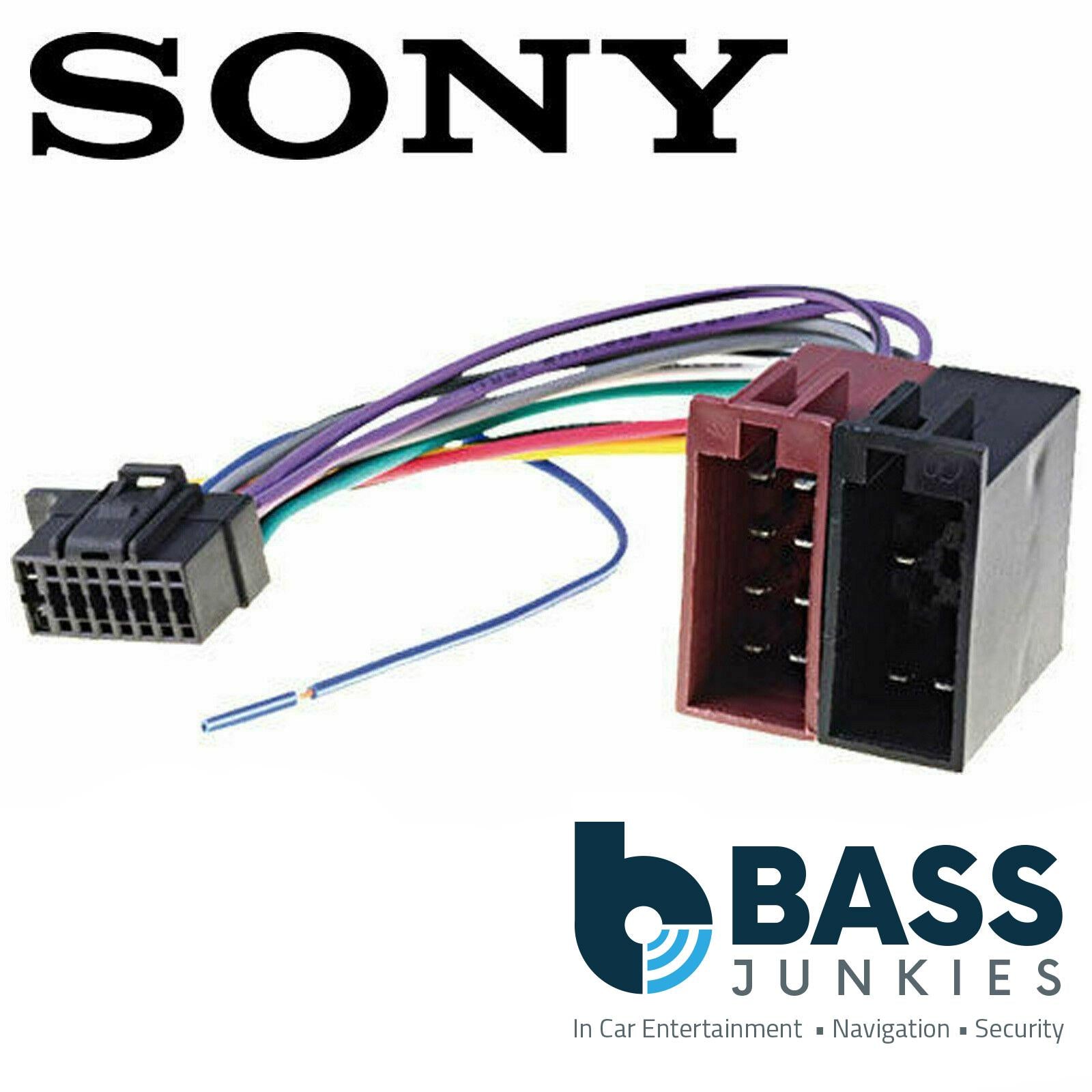 SONY CDX-G2001UI Car Radio Stereo 16 Pin Wiring Harness Loom ISO Lead Adaptor
