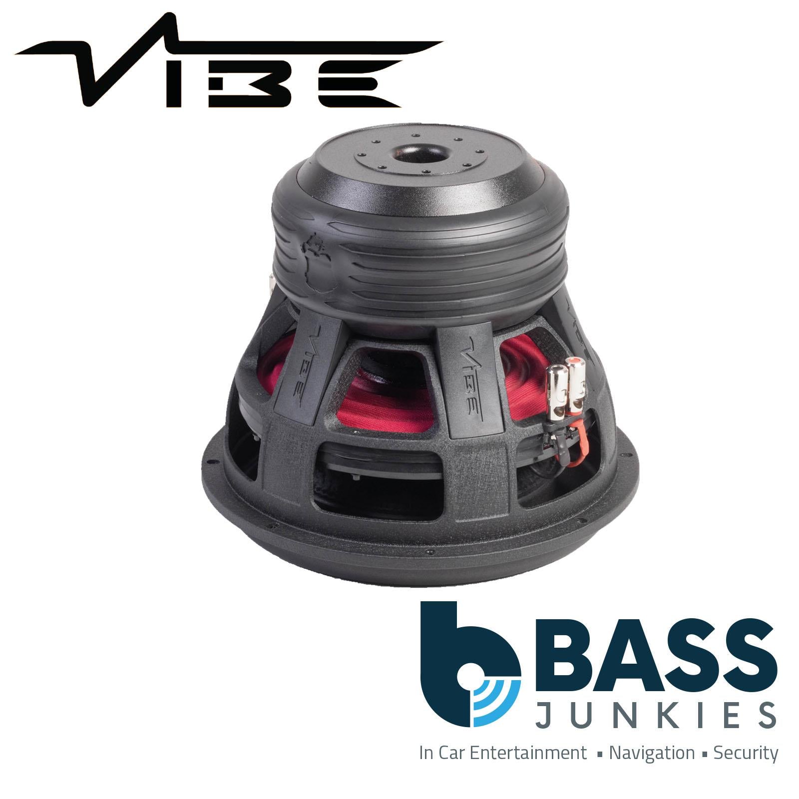 VIBE BD12D1SPL-V4 Black Death 12 Inch 9000W Max 2Ohm SPL Car Audio Subwoofer