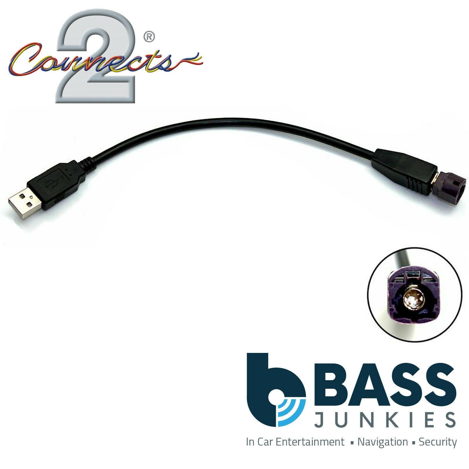 Connects2 CTMERCEDESUSB.2 Mercedes Benz Car Stereo USB Retention Interface Cable