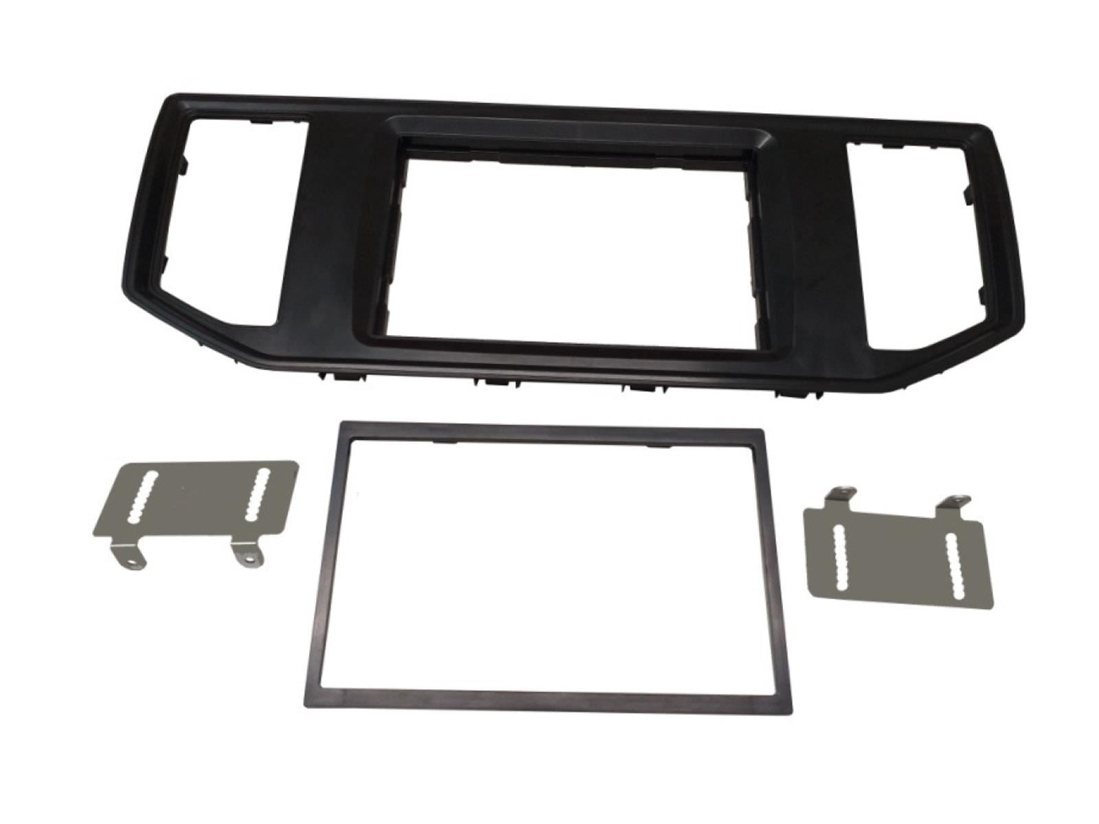 Grundig 6.8" Apple Android Double Din Stereo Fitting Kit + Steering Wheel Stalk Controls to fit VW Crafter 2017-21 | VW Grand California 2017- | MAN TGE 2017-