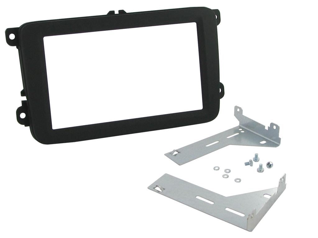 Grundig 6.8" Apple Android Double Din Stereo & Fitting Kit + Steering Wheel Stalk Controls to fit VW Caddy 15-20 | Transporter T6 15- | Beetle 15- | Jetta 11-18 | Tiguan 15-20 | Sharan 15-21