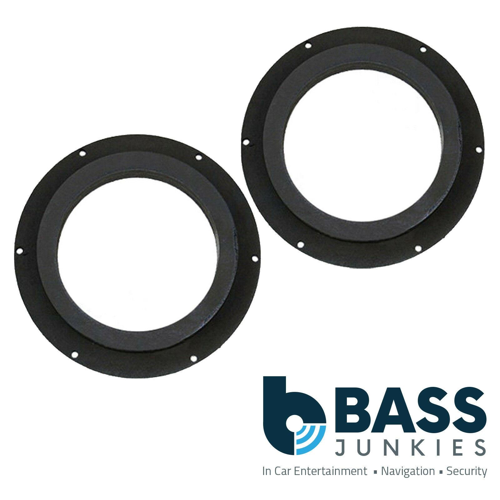 Connects2 CT25VW05 - Volkswagen Golf Transporter Caddy Jetta Sharan Tiguan Touran Multivan Caravelle 165mm 6.5" Front Door Car Speaker Adapter Brackets