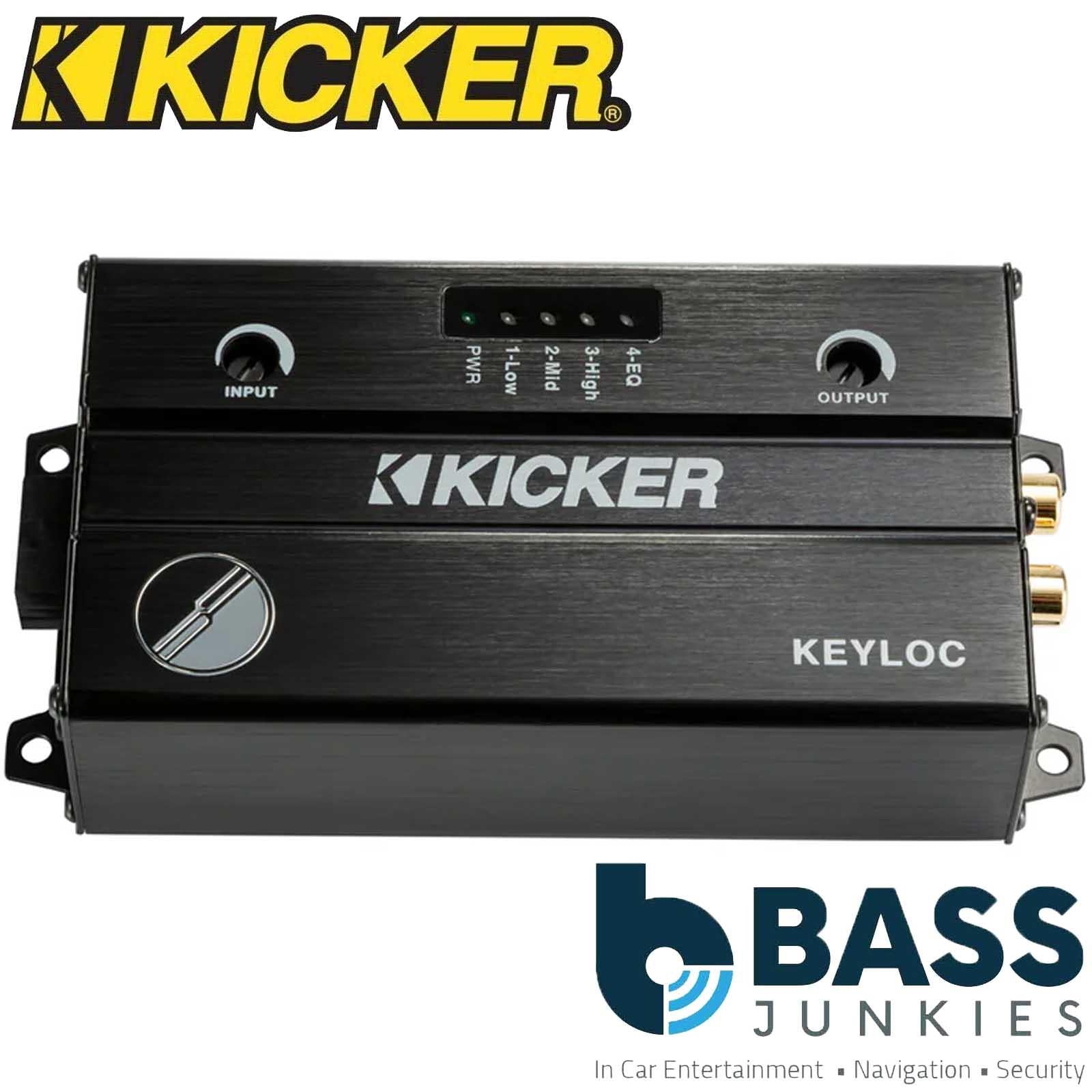 Kicker 47KEYLOC - Smart DSP Line Output Converter Audio Signal Processor