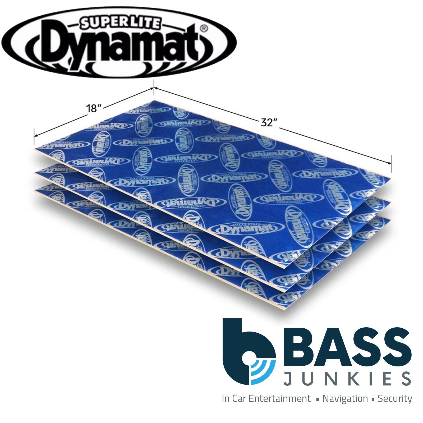 Dynamat DYN10612 - Superlite Tri-Pack 12sq.ft 18" x 32" x 3 Sheets Car Sound Deadening Mat