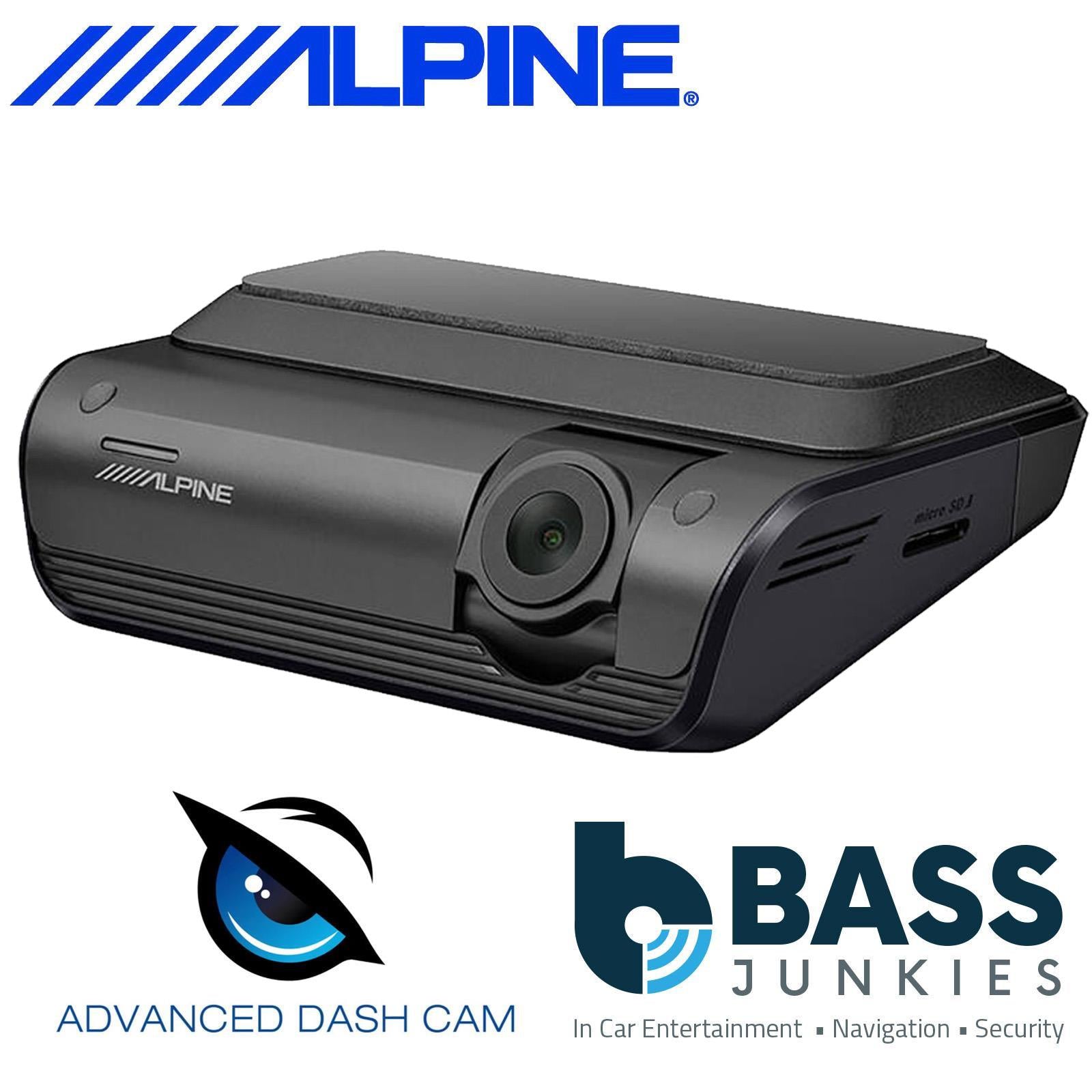Alpine DVR-Q1000 -  2Ch Front & Rear 2K QHD HDR & WiFi Car Van Dash Cam
