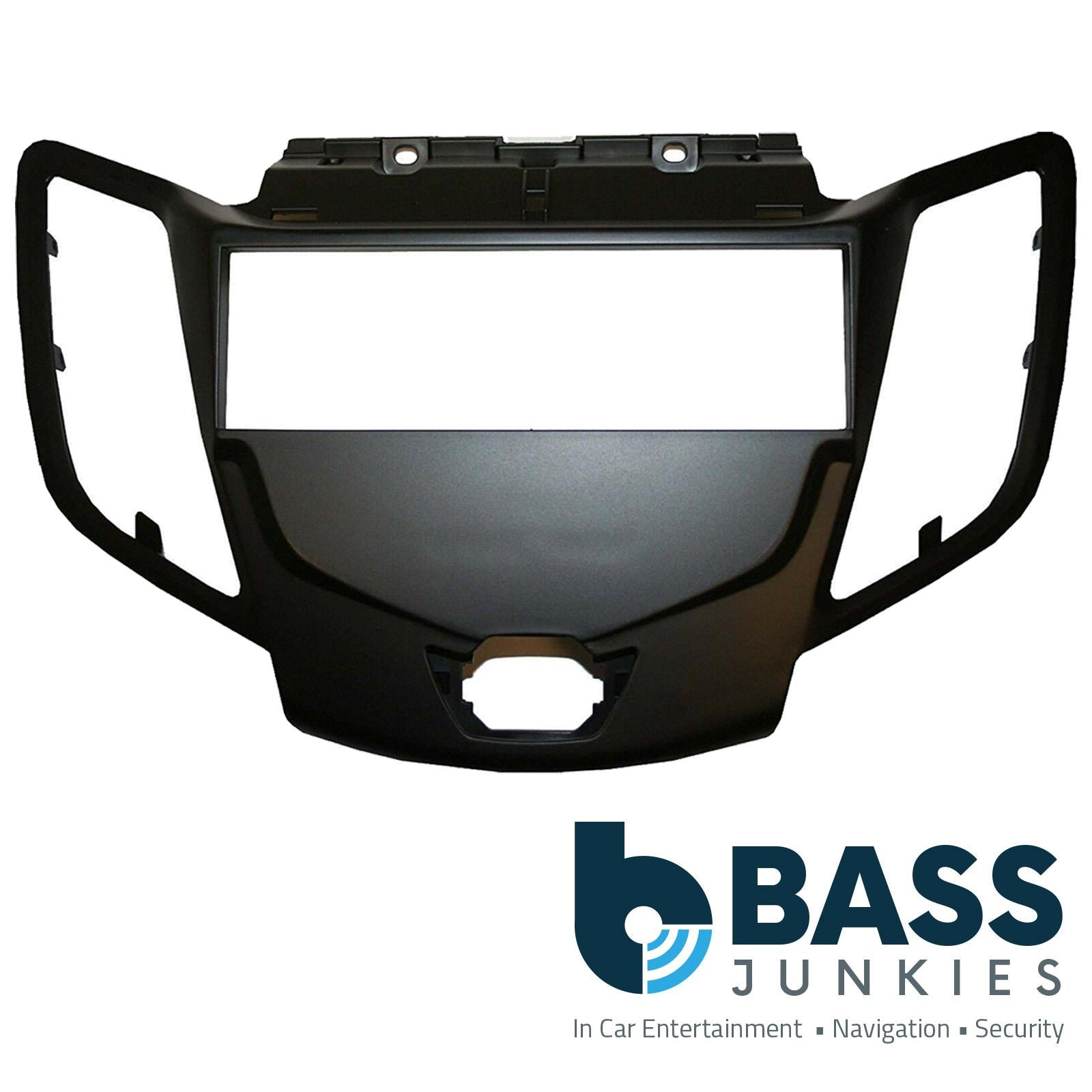 Ford Fiesta MK7 2010-2017 Single Din Car Stereo Black Fascia Panel & ISO Fitting Kit